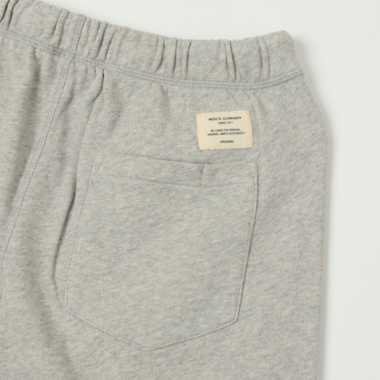 Merz b. Schwanen 'Good Basics' Organic Cotton Sweatpants - Grey Melange