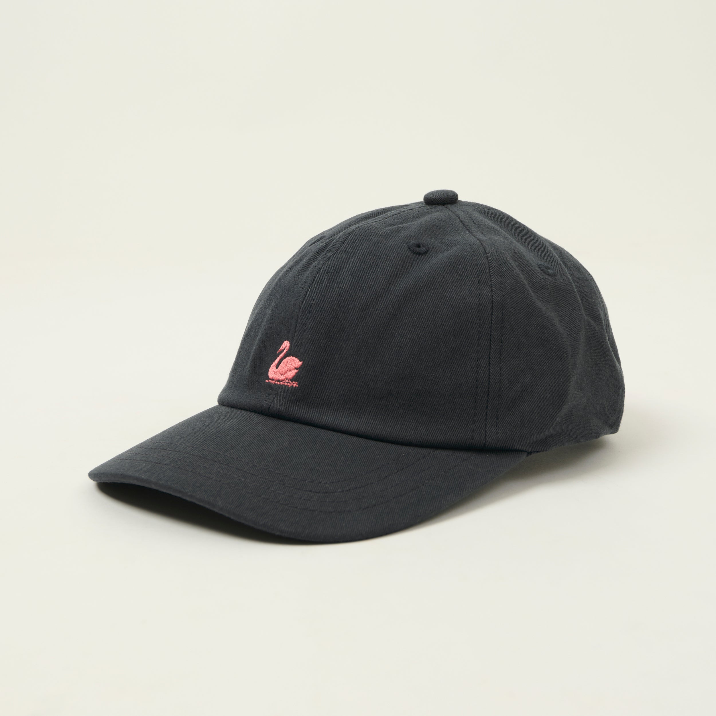 Merz b. Schwanen Swan Logo Cotton Twill Cap - Charcoal