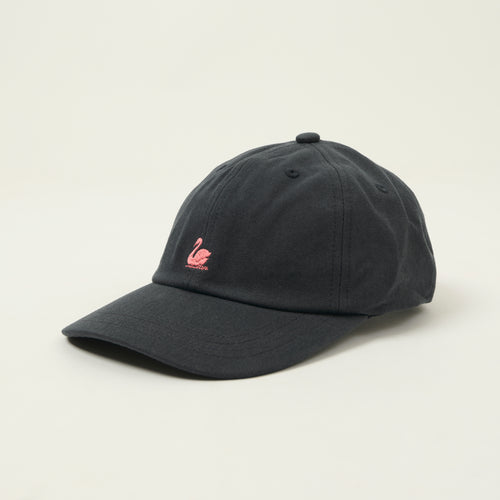 Merz b. Schwanen Swan Logo Cotton Twill Cap - Charcoal