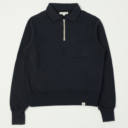 Merz b. Schwanen 'Good Basics' Quarter Zip Sweatshirt - Charcoal