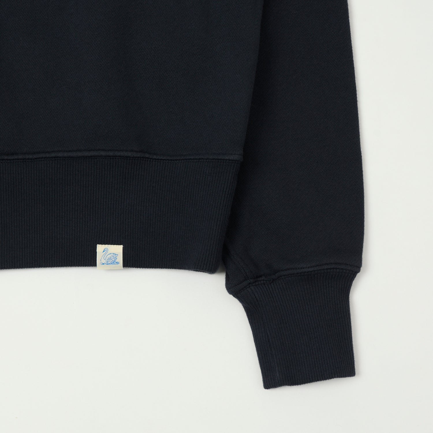 Merz b. Schwanen 'Good Basics' Quarter Zip Sweatshirt - Charcoal