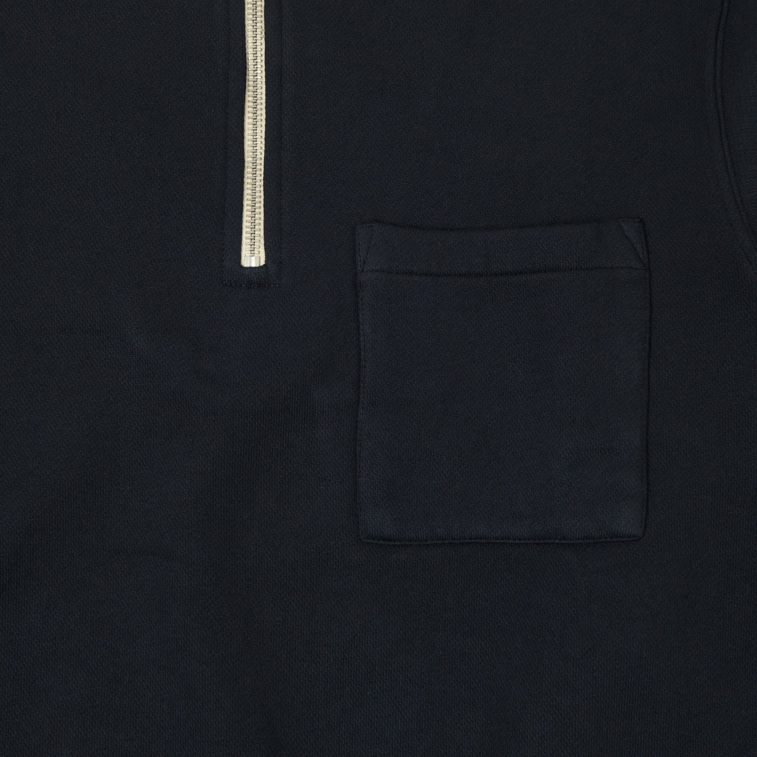 Merz b. Schwanen 'Good Basics' Quarter Zip Sweatshirt - Charcoal