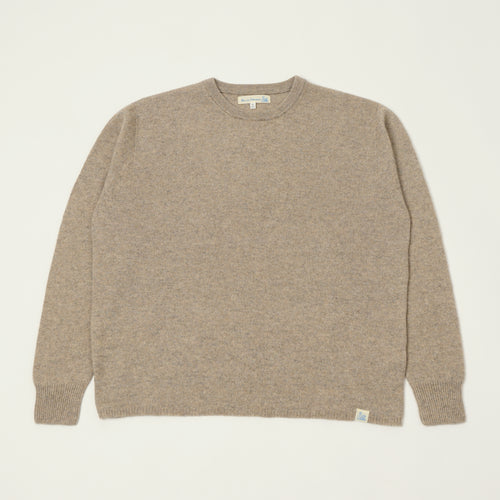 Merz b. Schwanen Lightweight Wool-Silk-Cashmere Sweater - Faded Grain