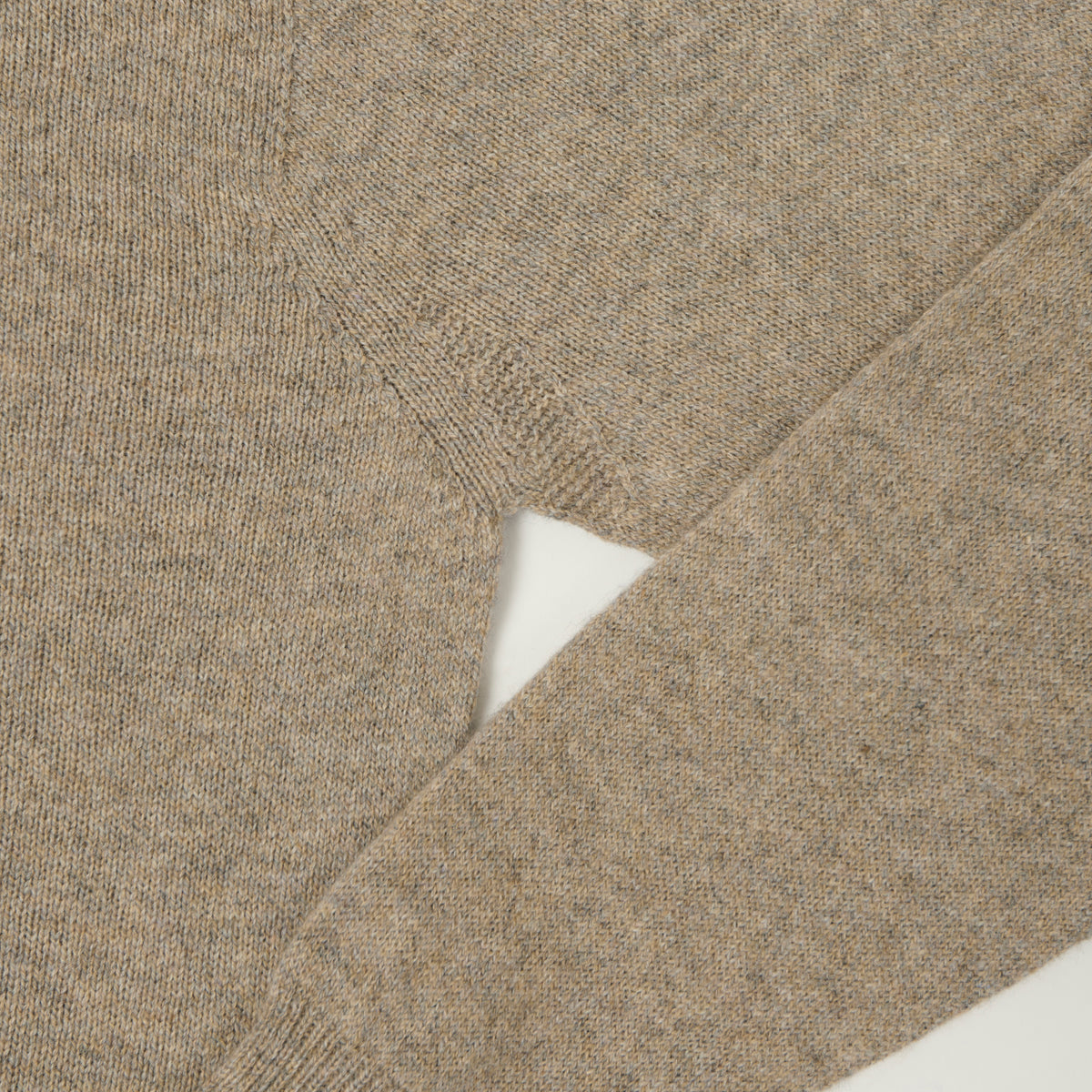 Merz b. Schwanen Lightweight Wool-Silk-Cashmere Sweater - Faded Grain