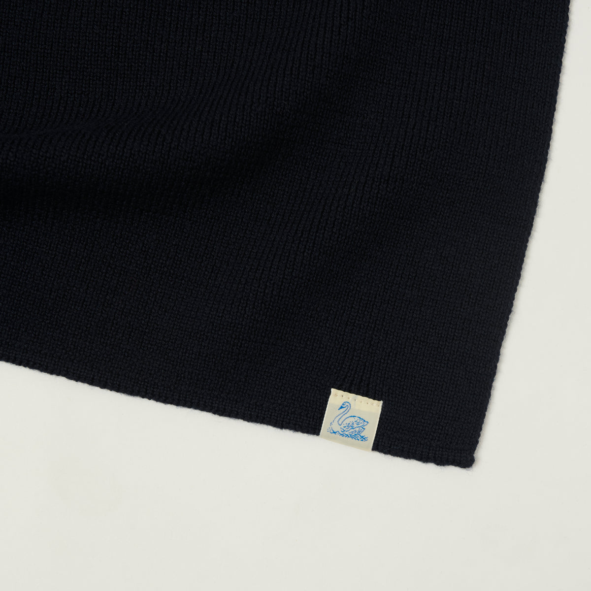 Merz b. Schwanen Long Merino Scarf - Deep Black