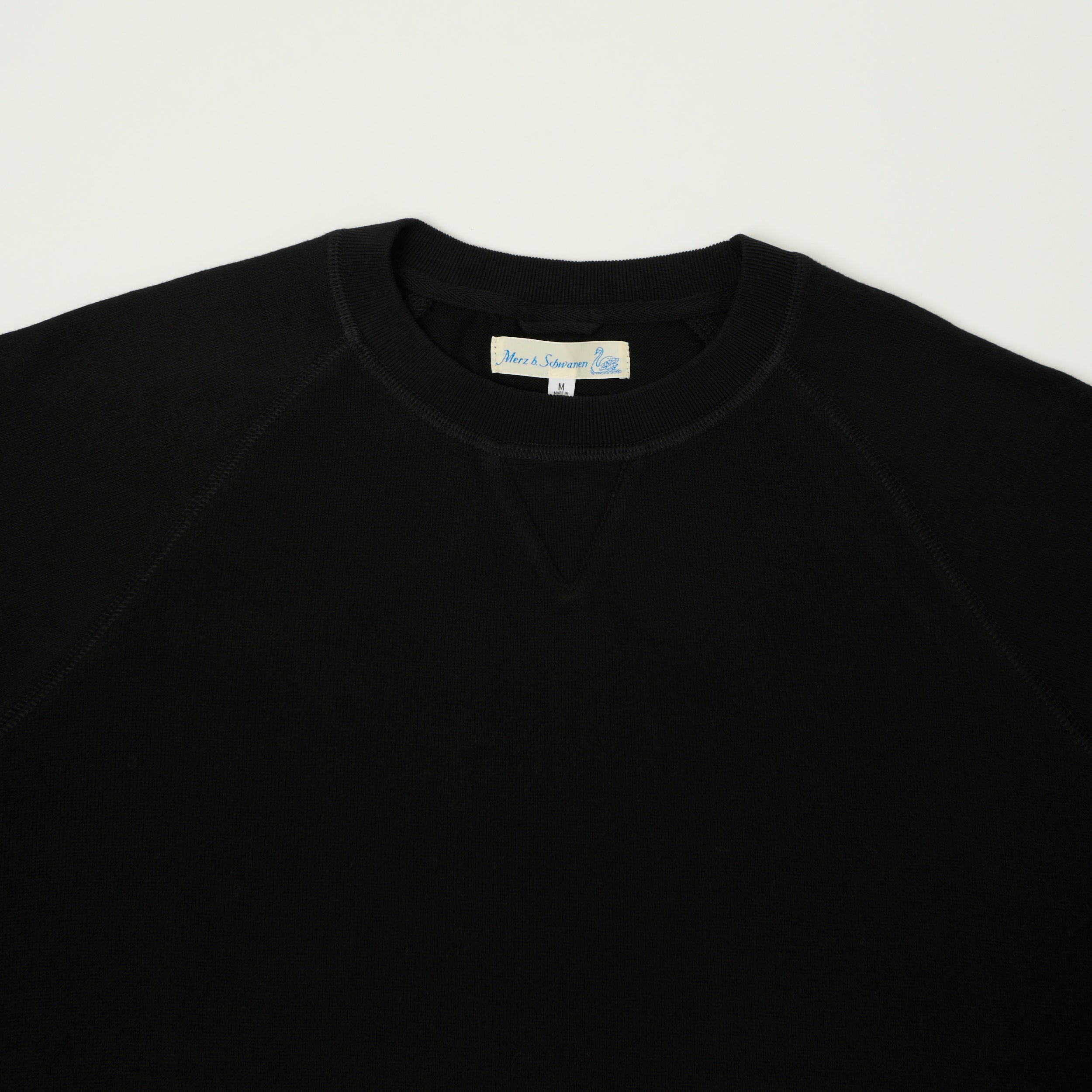 Merz b. Schwanen 'Good Basics' Organic Cotton Sweatshirt - Deep Black