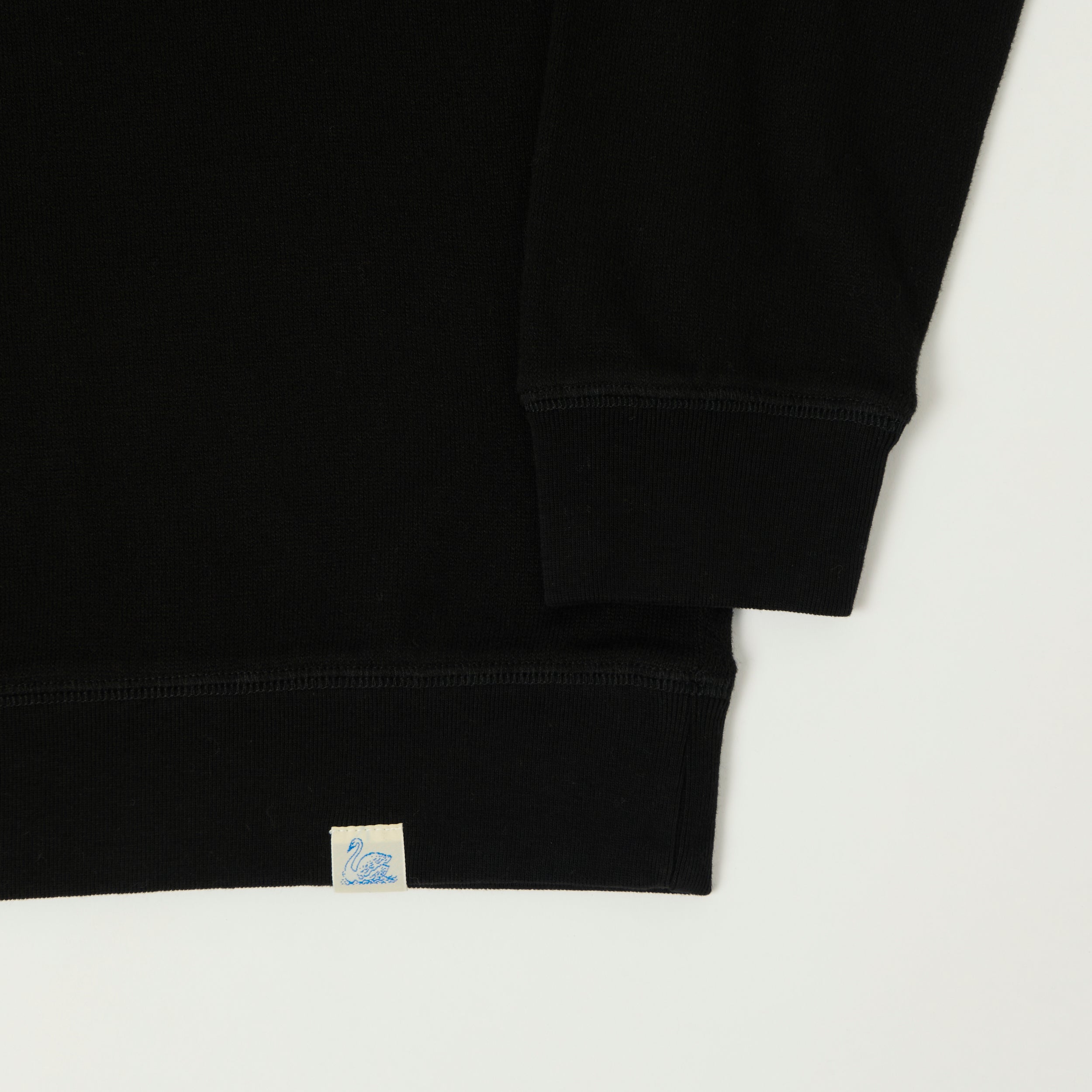 Merz b. Schwanen 'Good Basics' Organic Cotton Sweatshirt - Deep Black