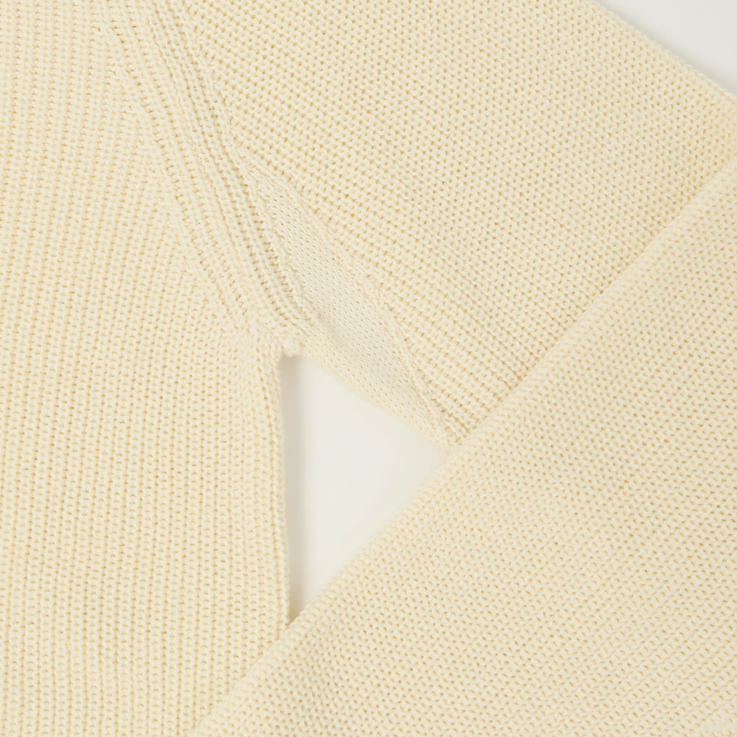 Merz b. Schwanen 'Good Basics' Cotton Ribbed Sweater - Nature