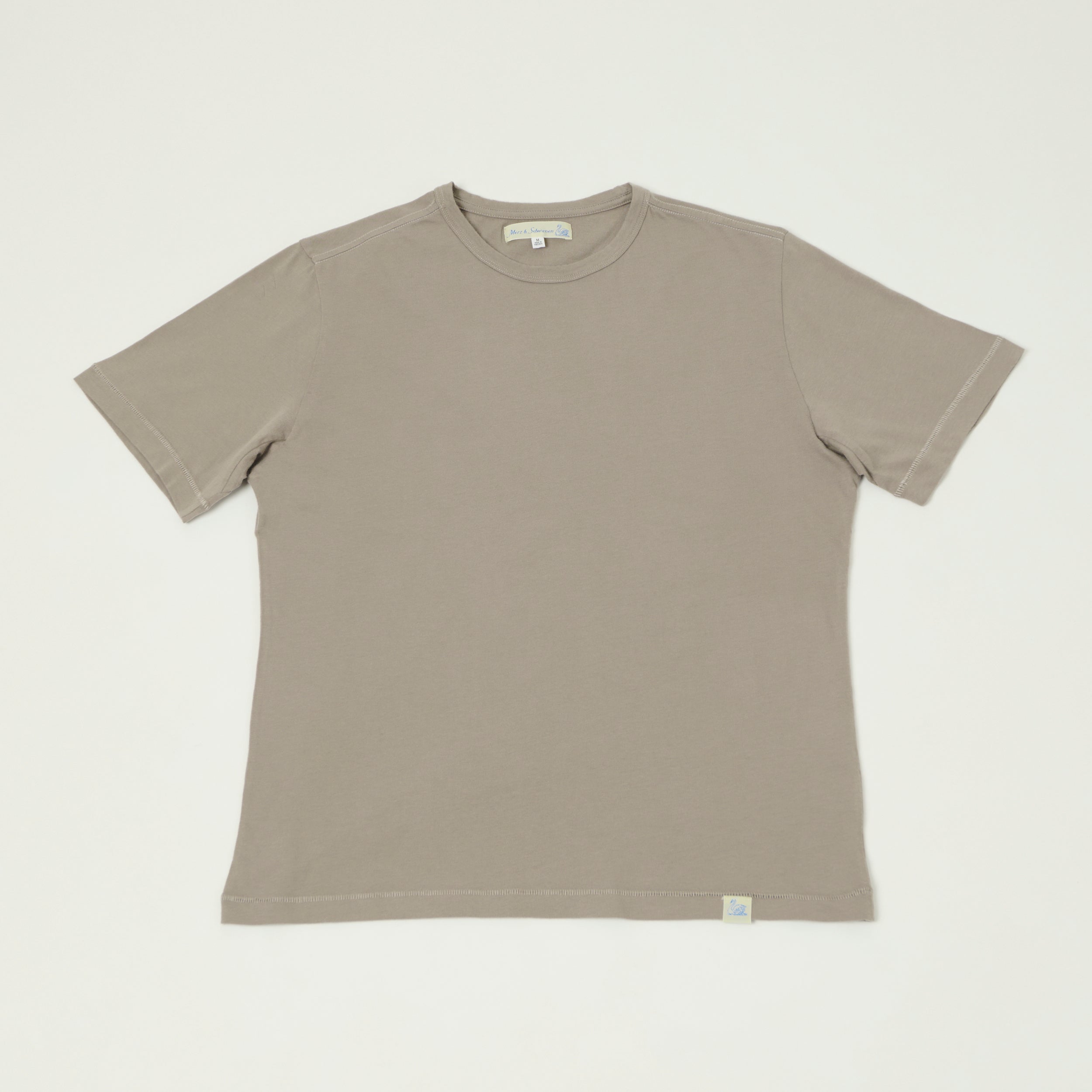 Merz b. Schwanen 'Good Basics' Pima Cotton T-Shirt - Basalt Grey