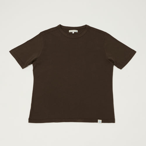 Merz b. Schwanen 'Good Basics' Pima Cotton T-Shirt - Chocolate