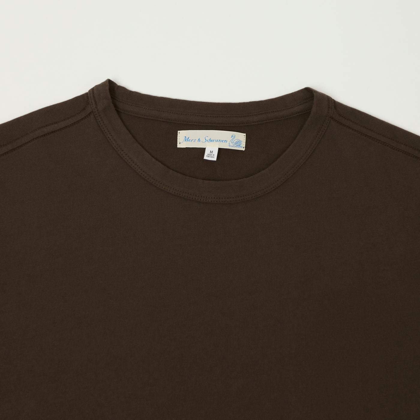 Merz b. Schwanen 'Good Basics' Pima Cotton T-Shirt - Chocolate