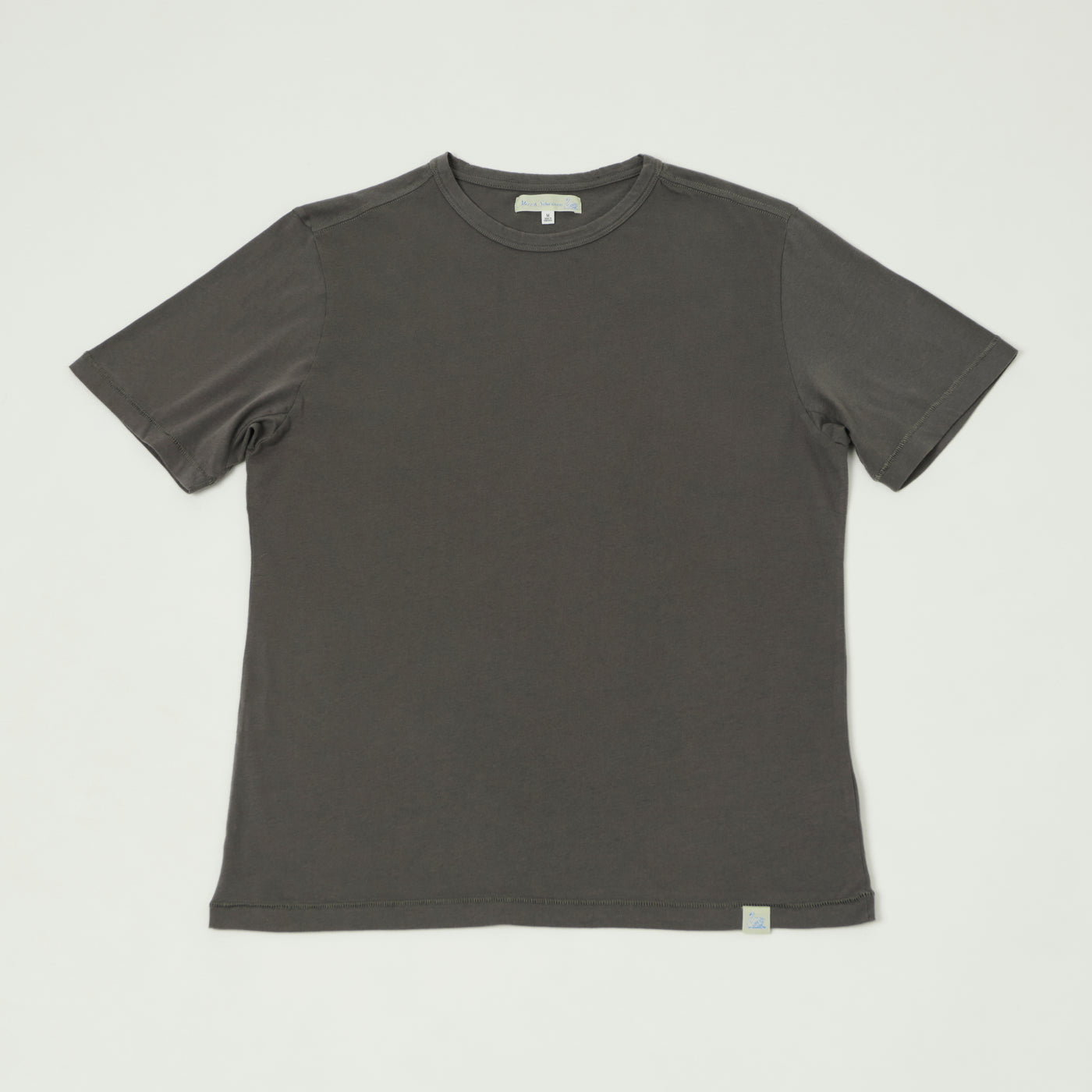 Merz b. Schwanen 'Good Basics' Pima Cotton T-Shirt - Concrete