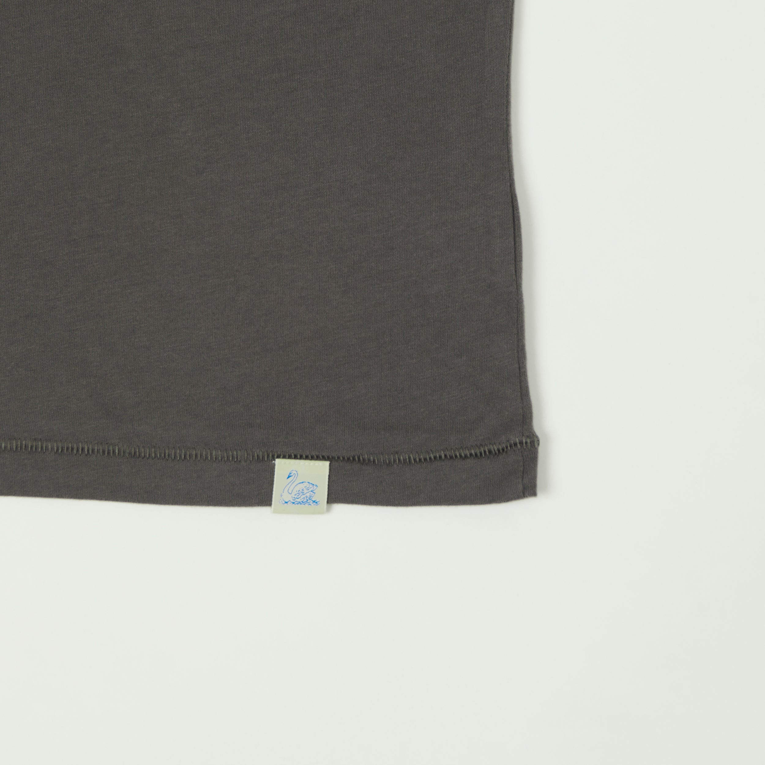 Merz b. Schwanen 'Good Basics' Pima Cotton T-Shirt - Concrete