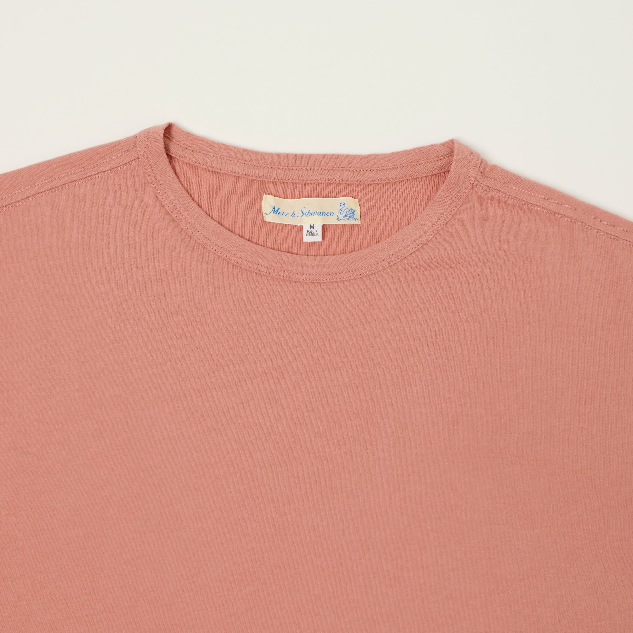 Merz b. Schwanen 'Good Basics' Pima Cotton T-Shirt - Rosewood