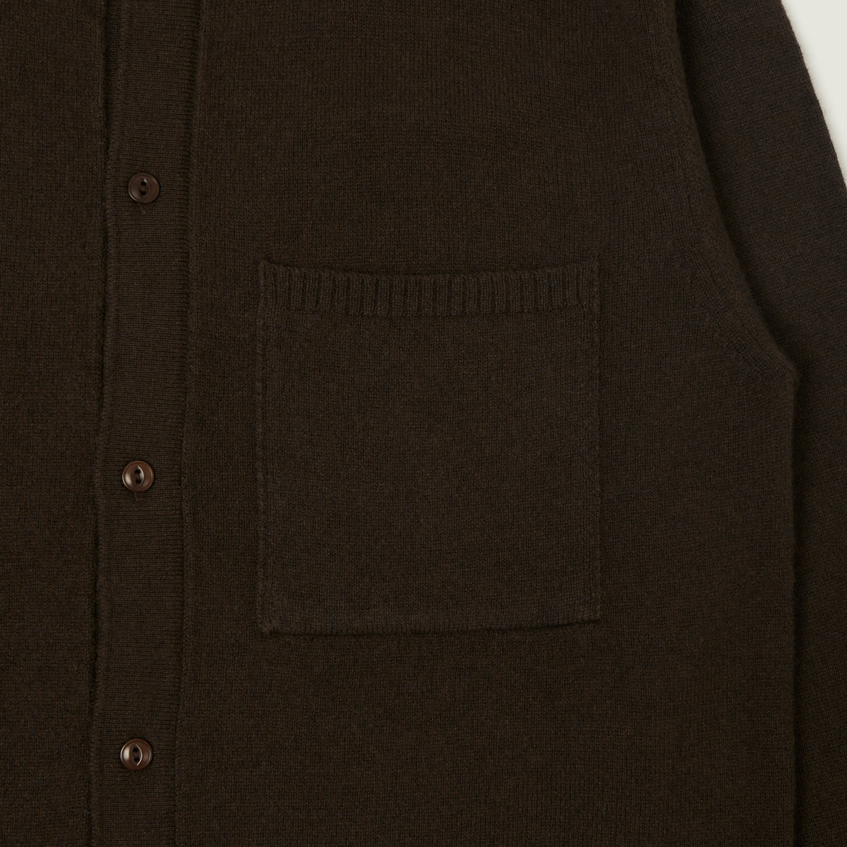 Merz b. Schwanen Merino Wool-Cashmere-Silk Long Sleeve Shirt - Dark Grain