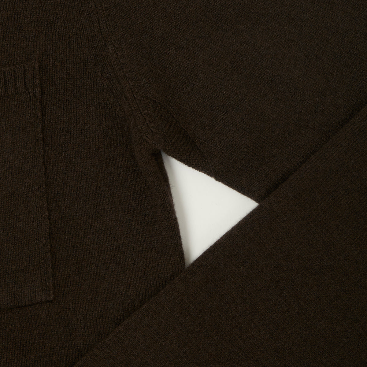 Merz b. Schwanen Merino Wool-Cashmere-Silk Long Sleeve Shirt - Dark Grain