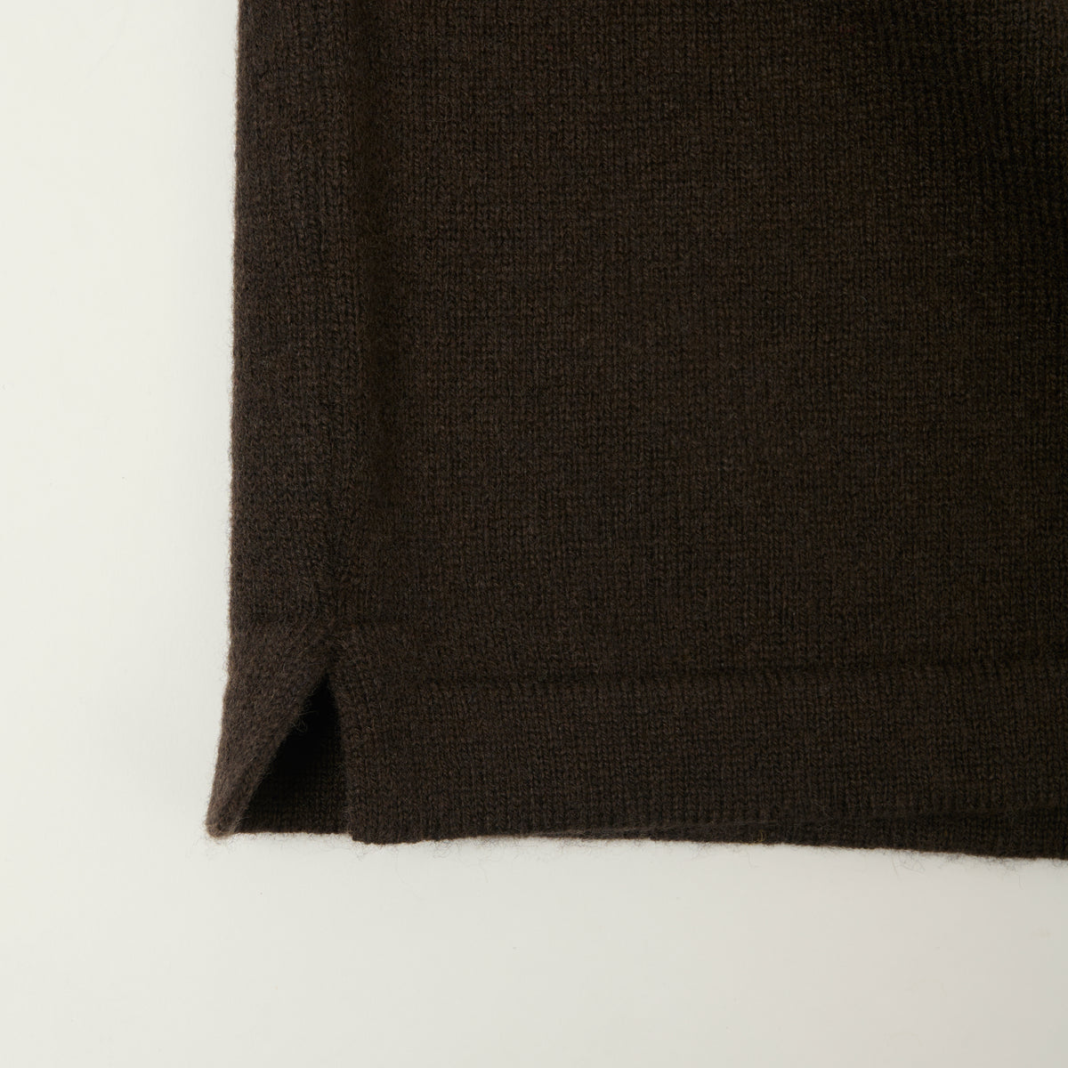 Merz b. Schwanen Merino Wool-Cashmere-Silk Long Sleeve Shirt - Dark Grain