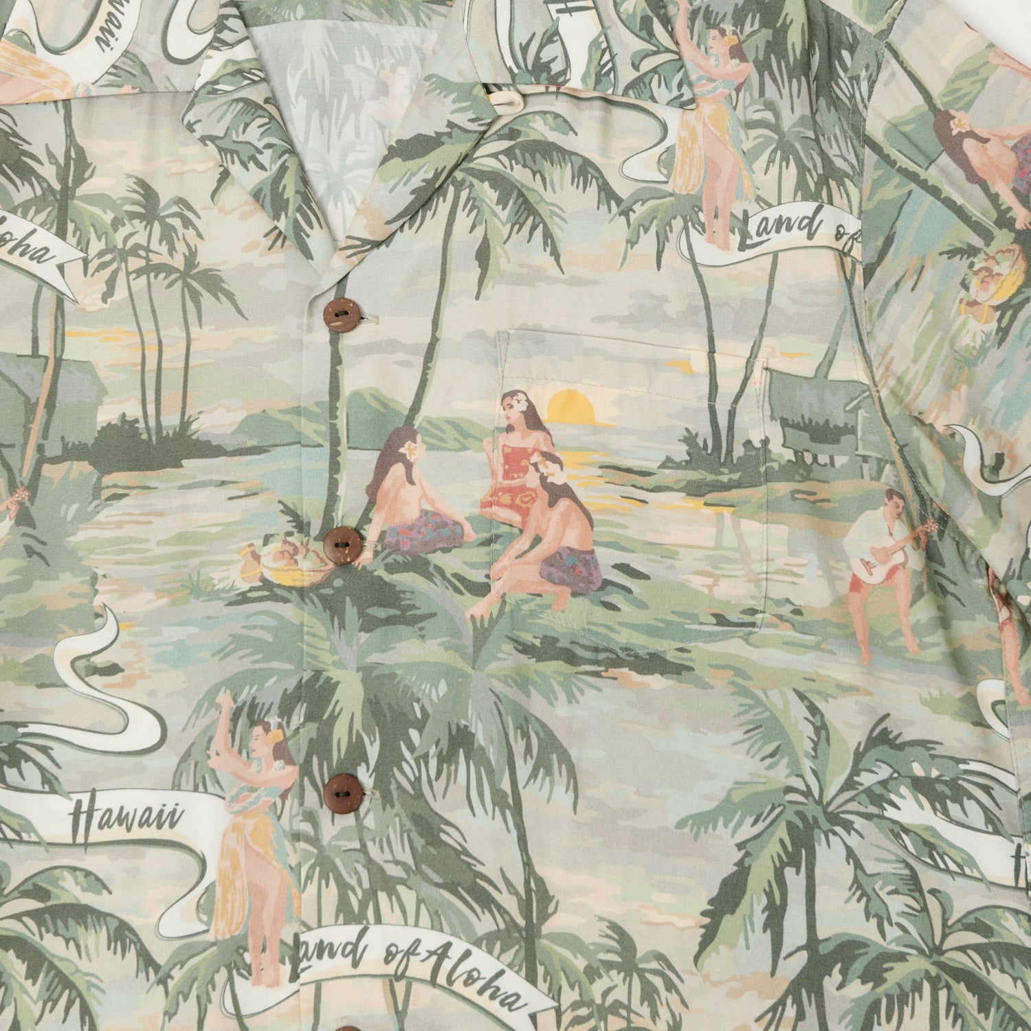 Micky Oye 'Land of Aloha' Aloha Shirt - Shadow