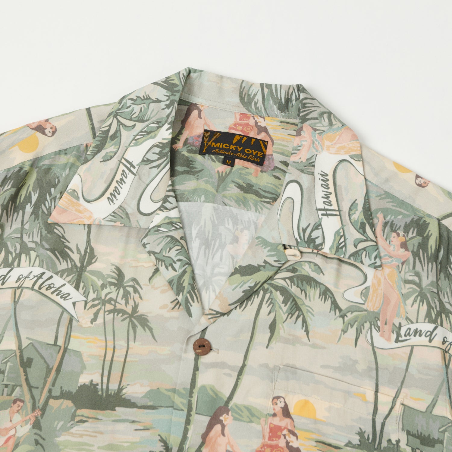 Micky Oye 'Land of Aloha' Aloha Shirt - Shadow
