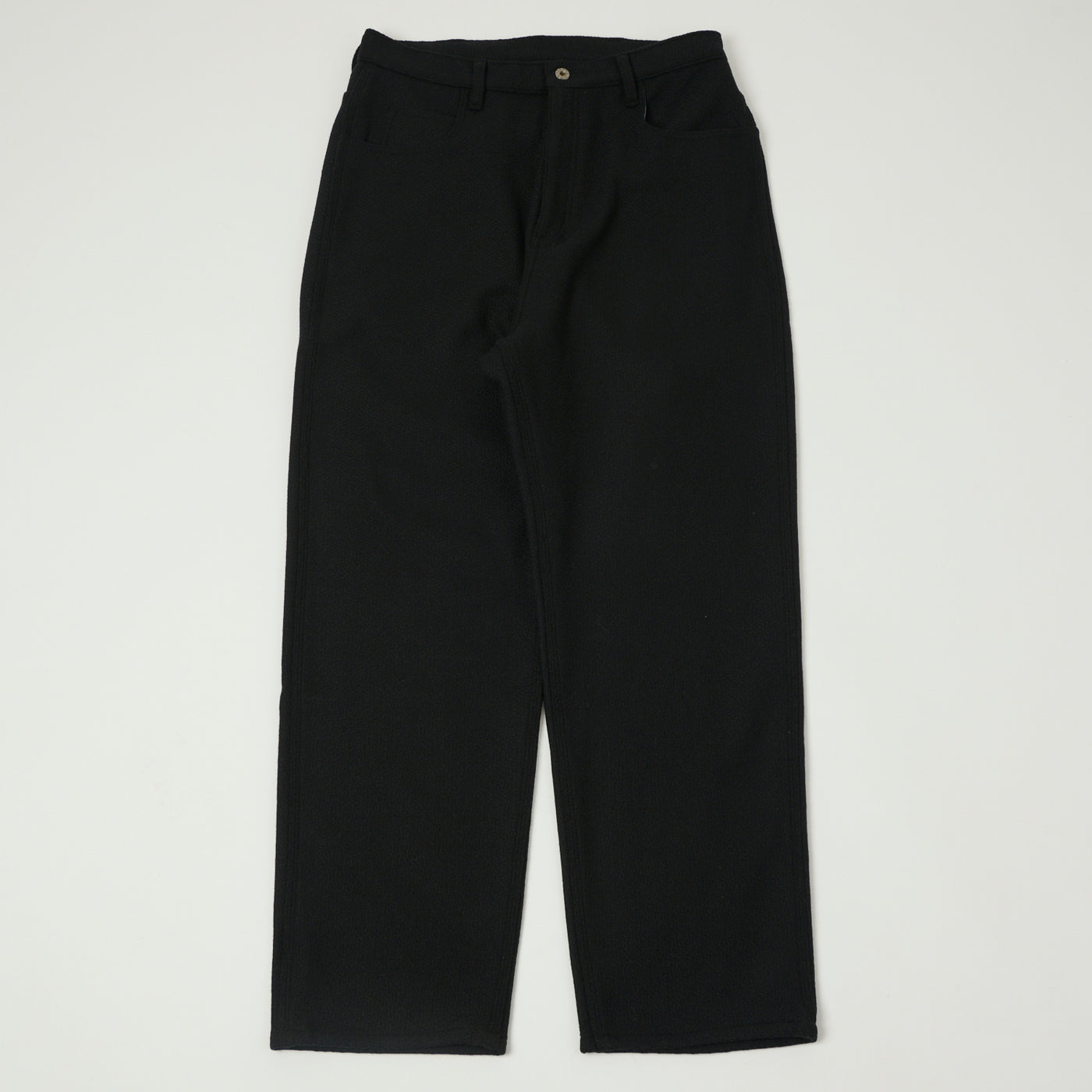 Monitaly Drop Crotch Five Pocket Pants - Vicente Black