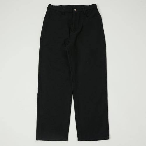 Monitaly Drop Crotch Five Pocket Pants - Vicente Black