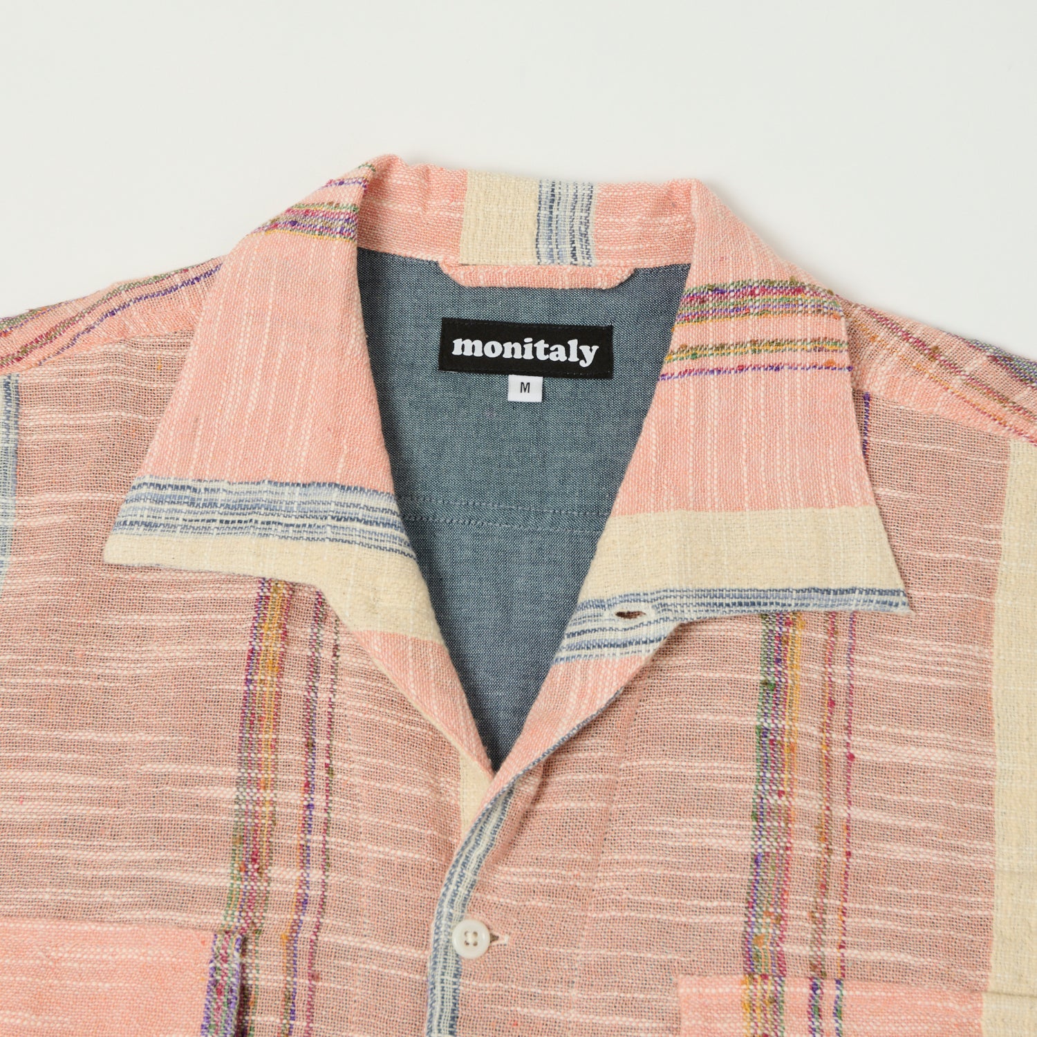 Monitaly 'Milano' 1950s Beach Shirt - Pink