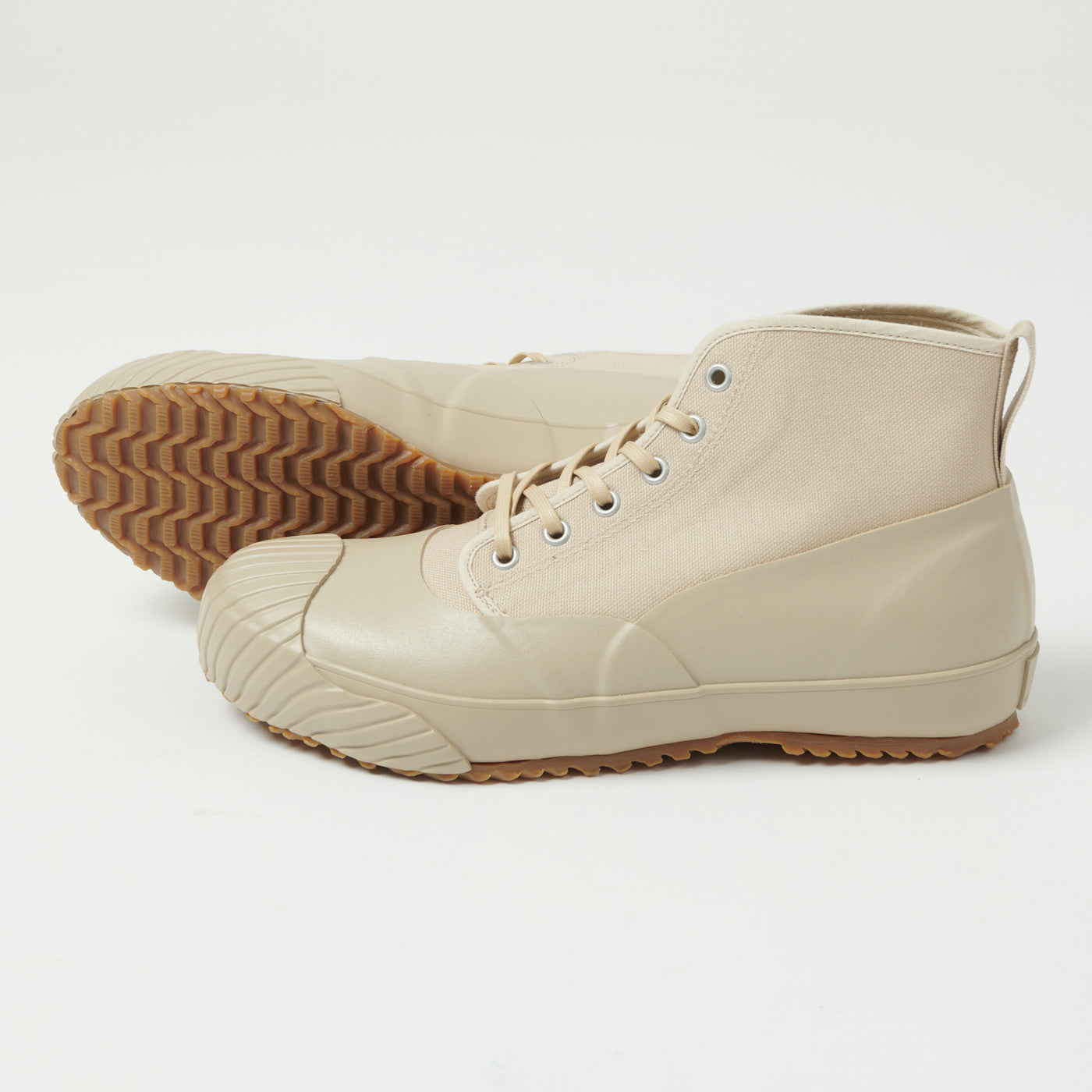 Moonstar 'Alweather' Rubber Covered Hi-Top Sneaker - Beige