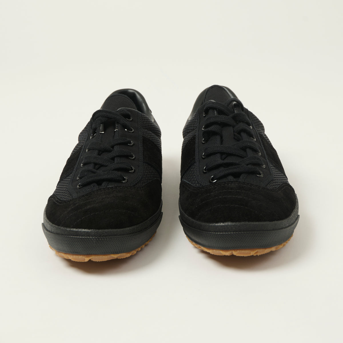Moonstar 'Gymna Ace' Rubber Sole Trainer - Black
