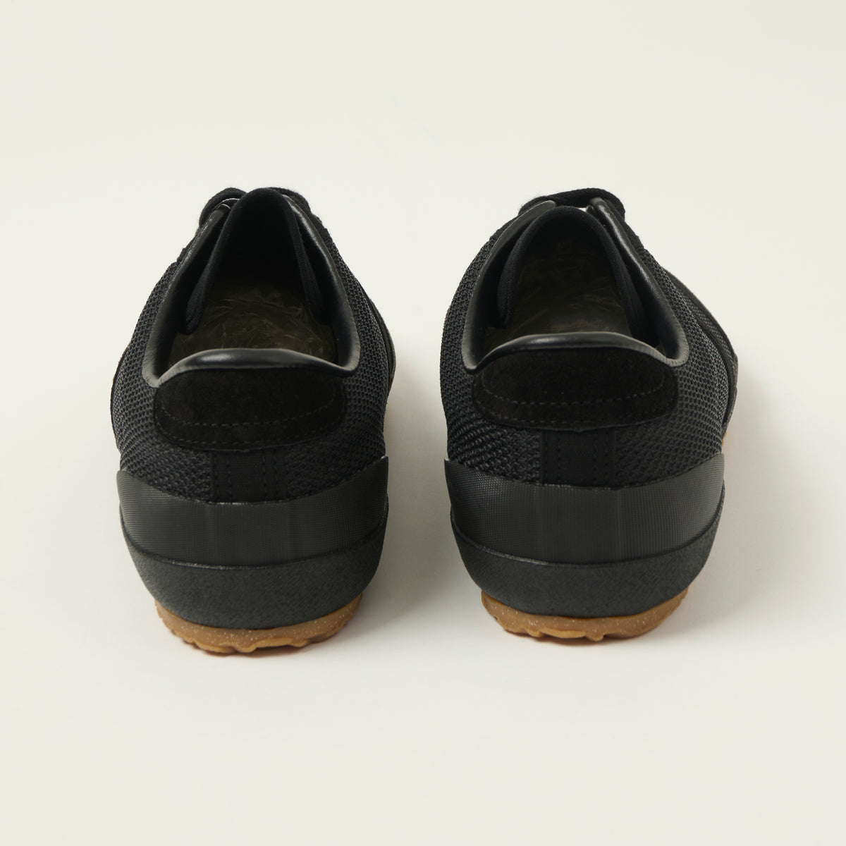 Moonstar 'Gymna Ace' Rubber Sole Trainer - Black
