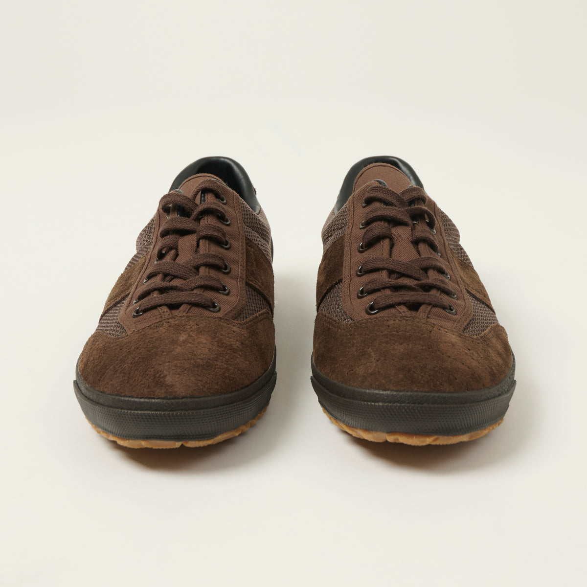 Moonstar 'Gymna Ace' Rubber Sole Trainer - Brown