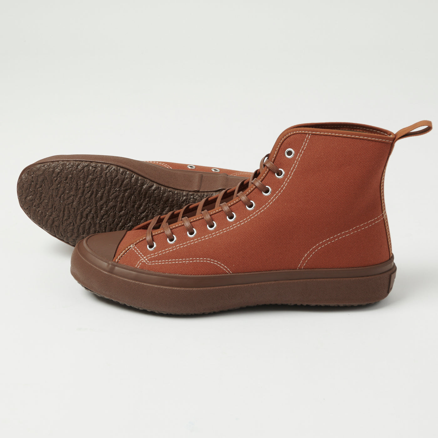 Moonstar 'Hibasket' Rubber Sole Hi-Top Sneaker - Brown
