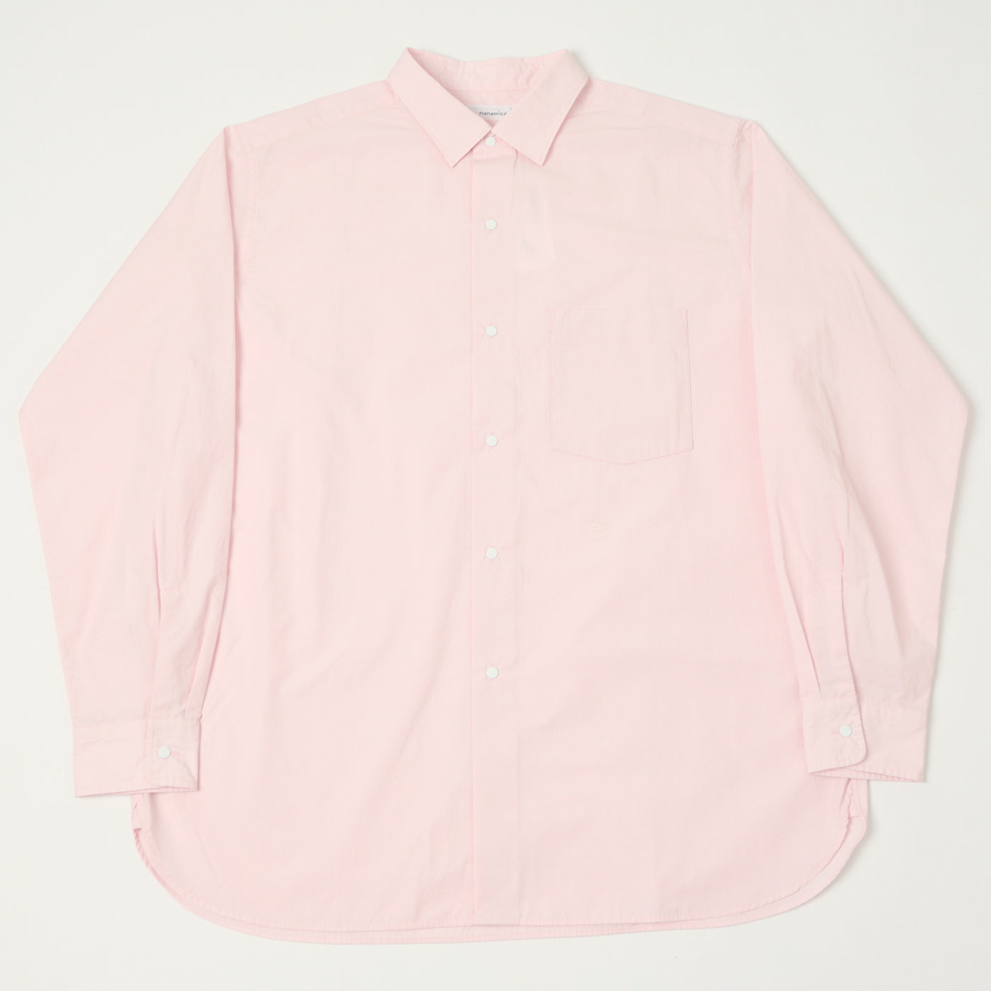 Nanamica Button Up Wind Shirt - Pink