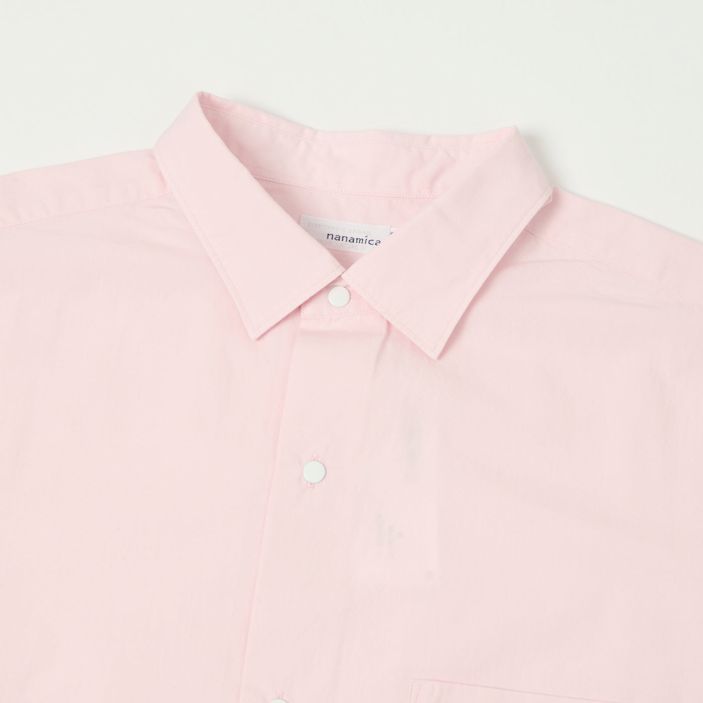 Nanamica Button Up Wind Shirt - Pink
