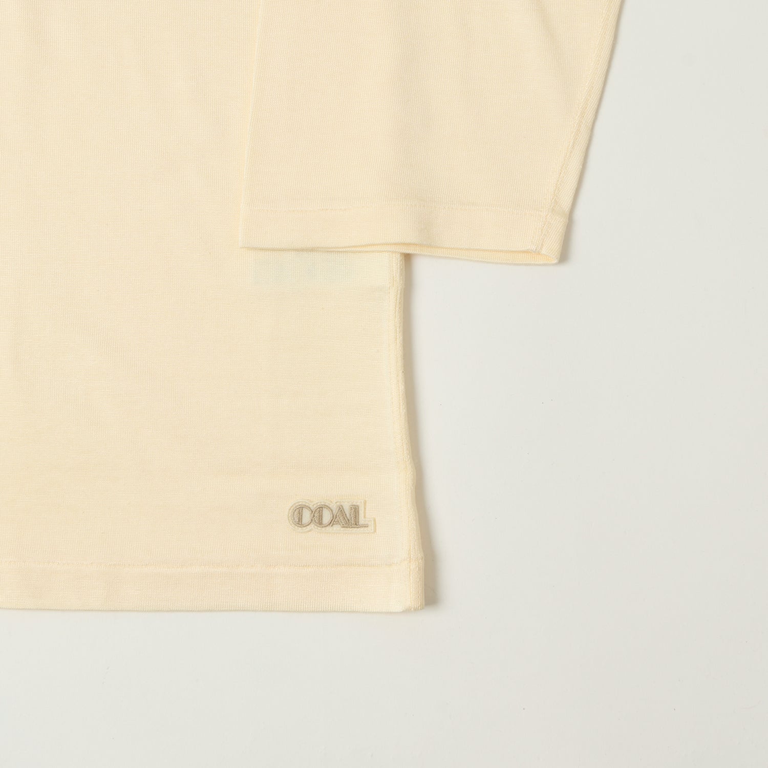 Nanamica Rayon Cotton Football T-Shirt - Ivory