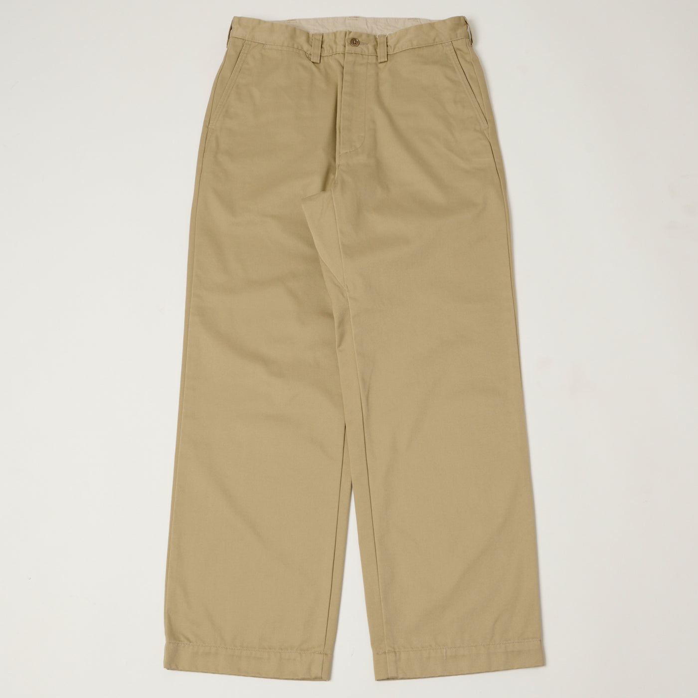 Nanamica Wide Straight Chino Pants - Khaki