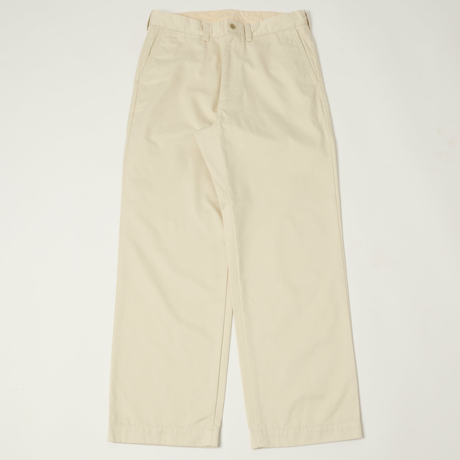 Nanamica Wide Straight Chino Pants - Dry Sand