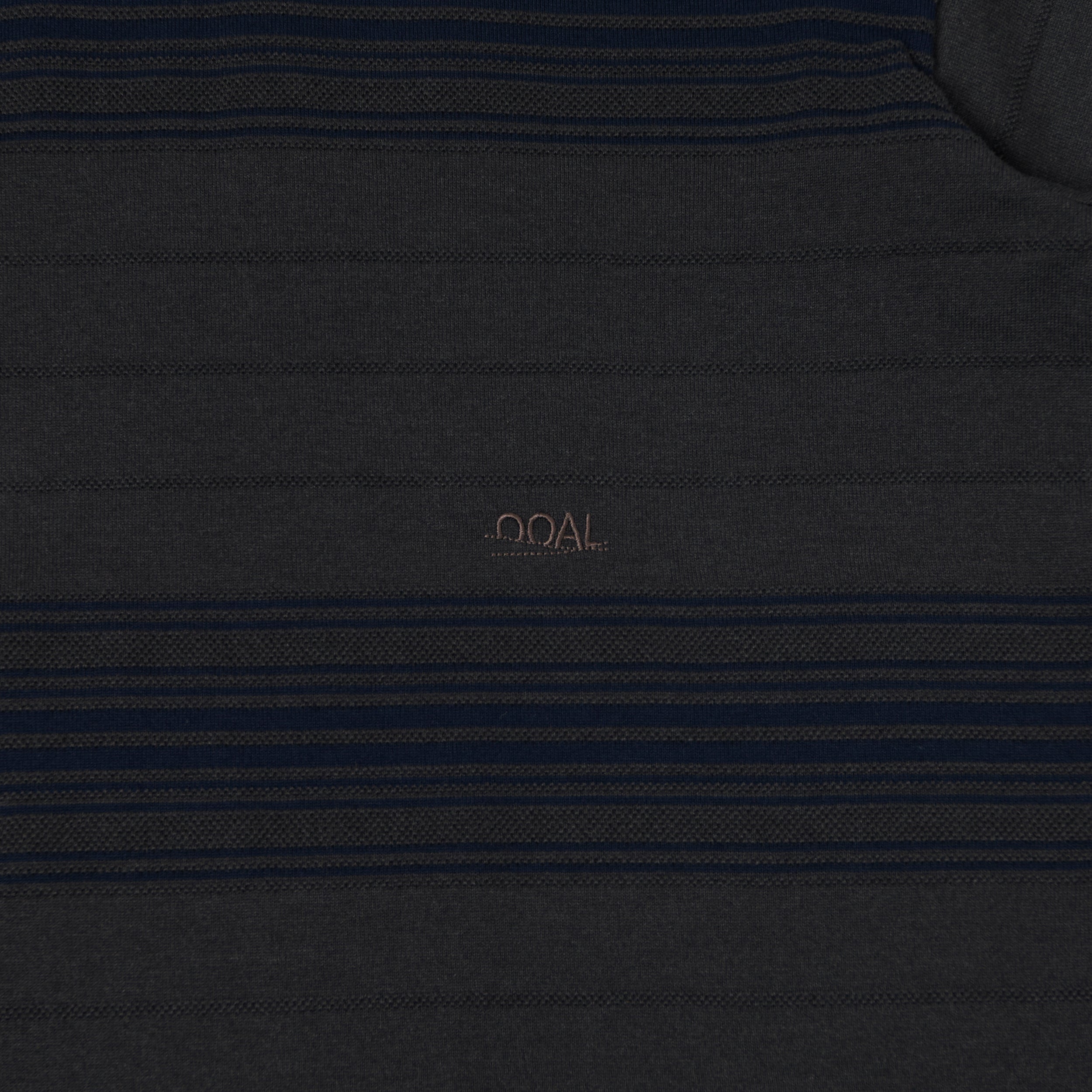 Nanamica Classic Striped T-Shirt - Charcoal