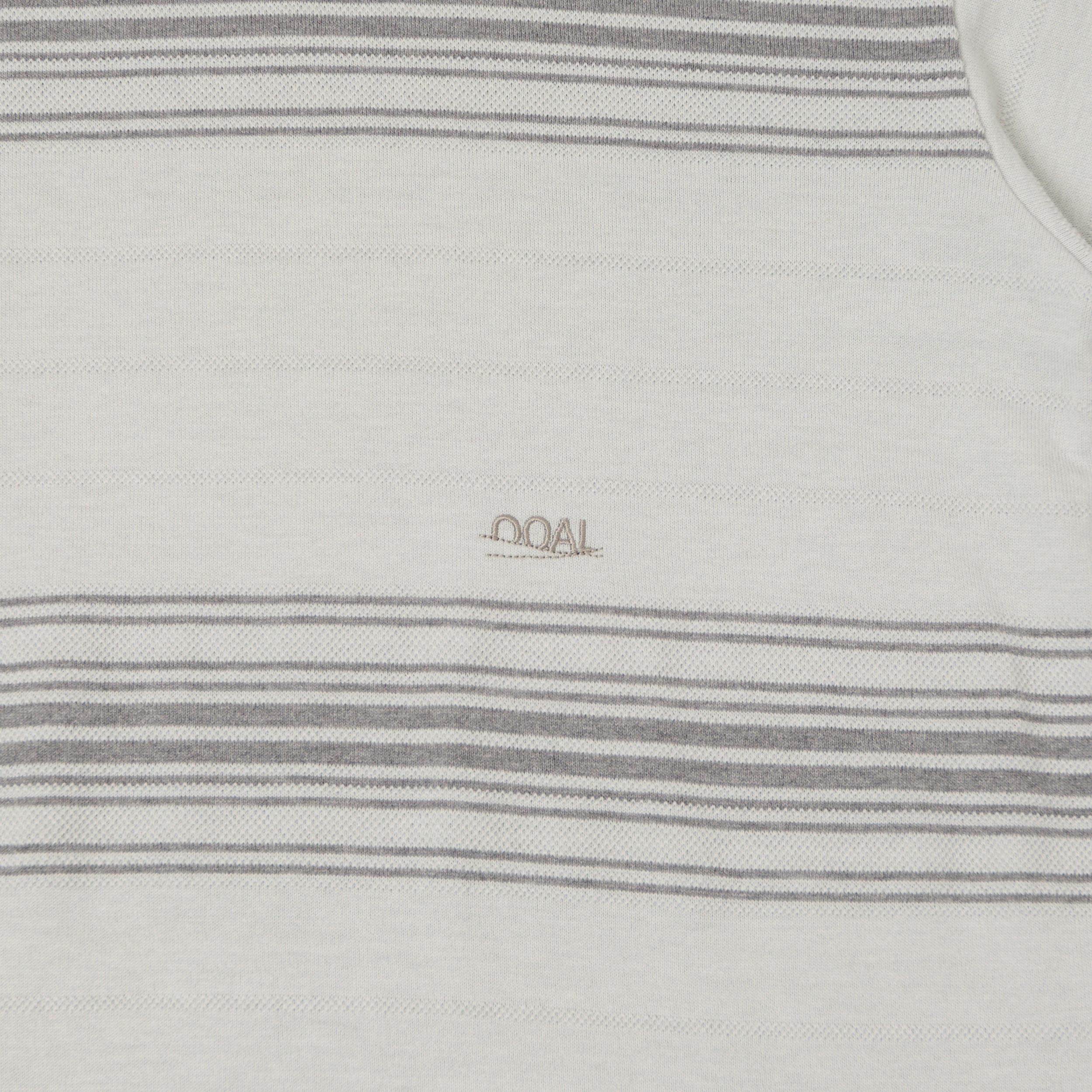 Nanamica Classic Striped T-Shirt - Light Grey