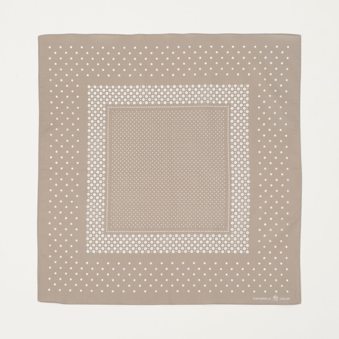Nanamica Dot Pattern Bandana - Grey