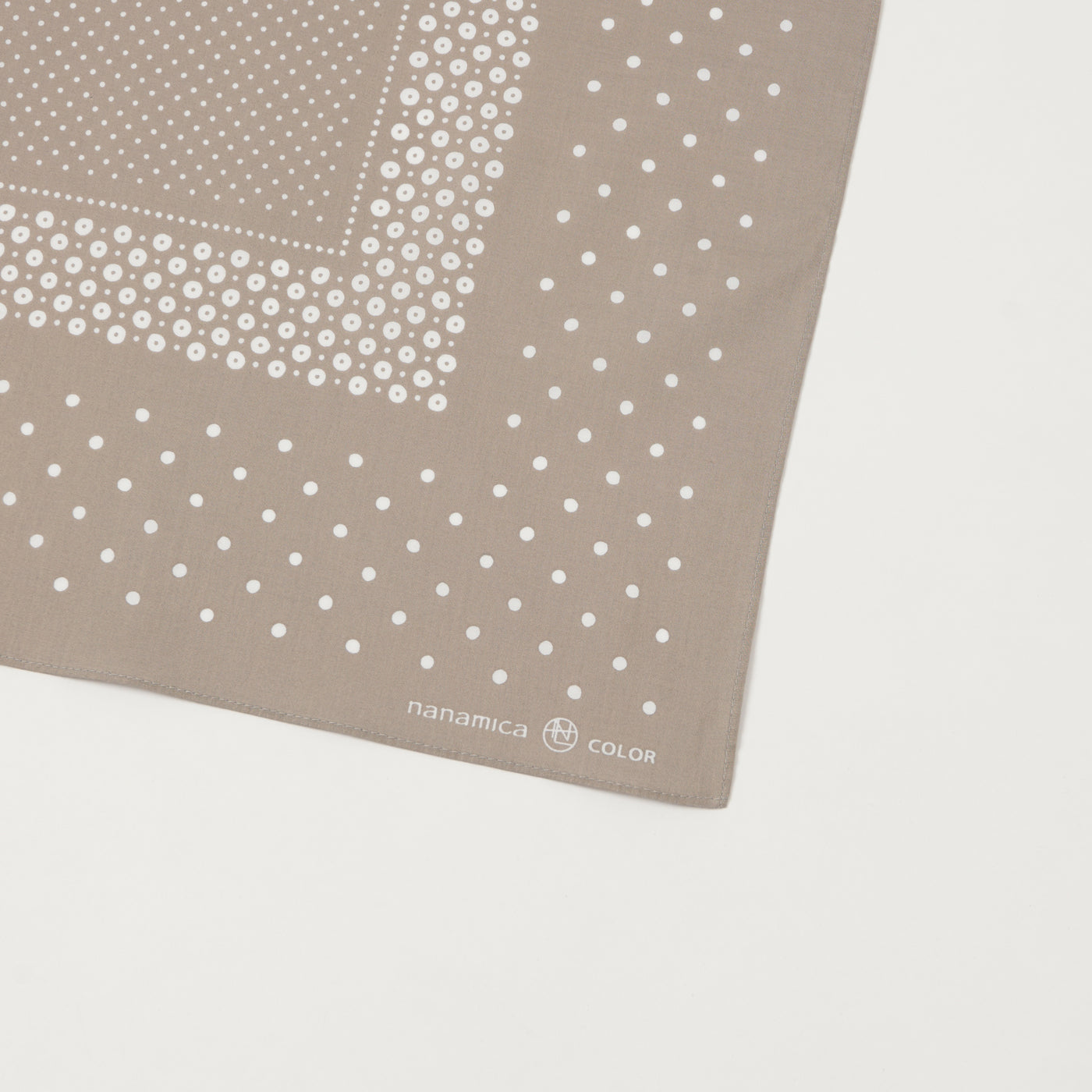 Nanamica Dot Pattern Bandana - Grey