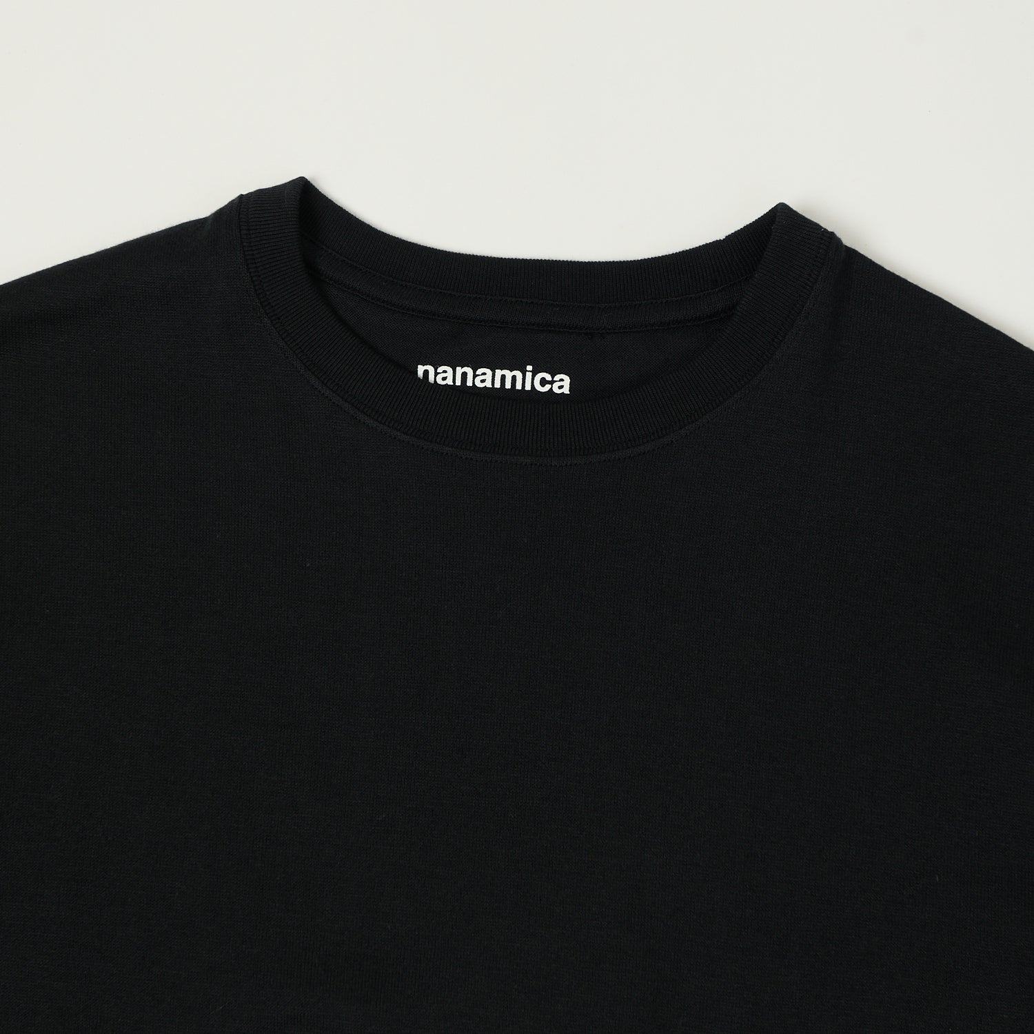 Nanamica Loopwheel Coolmax Jersey T-Shirt - Black