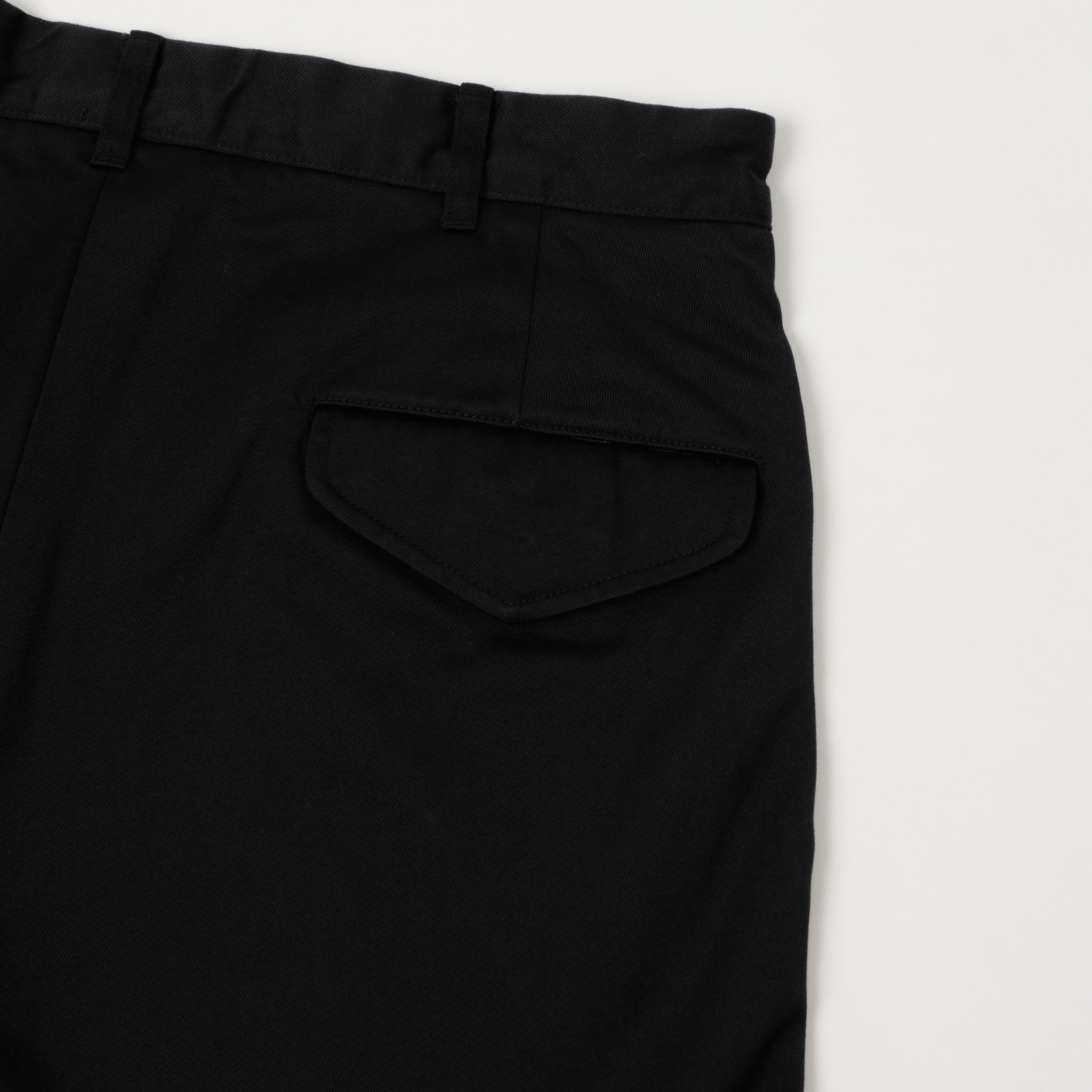 Nanamica Pleated Chino Shorts - Black
