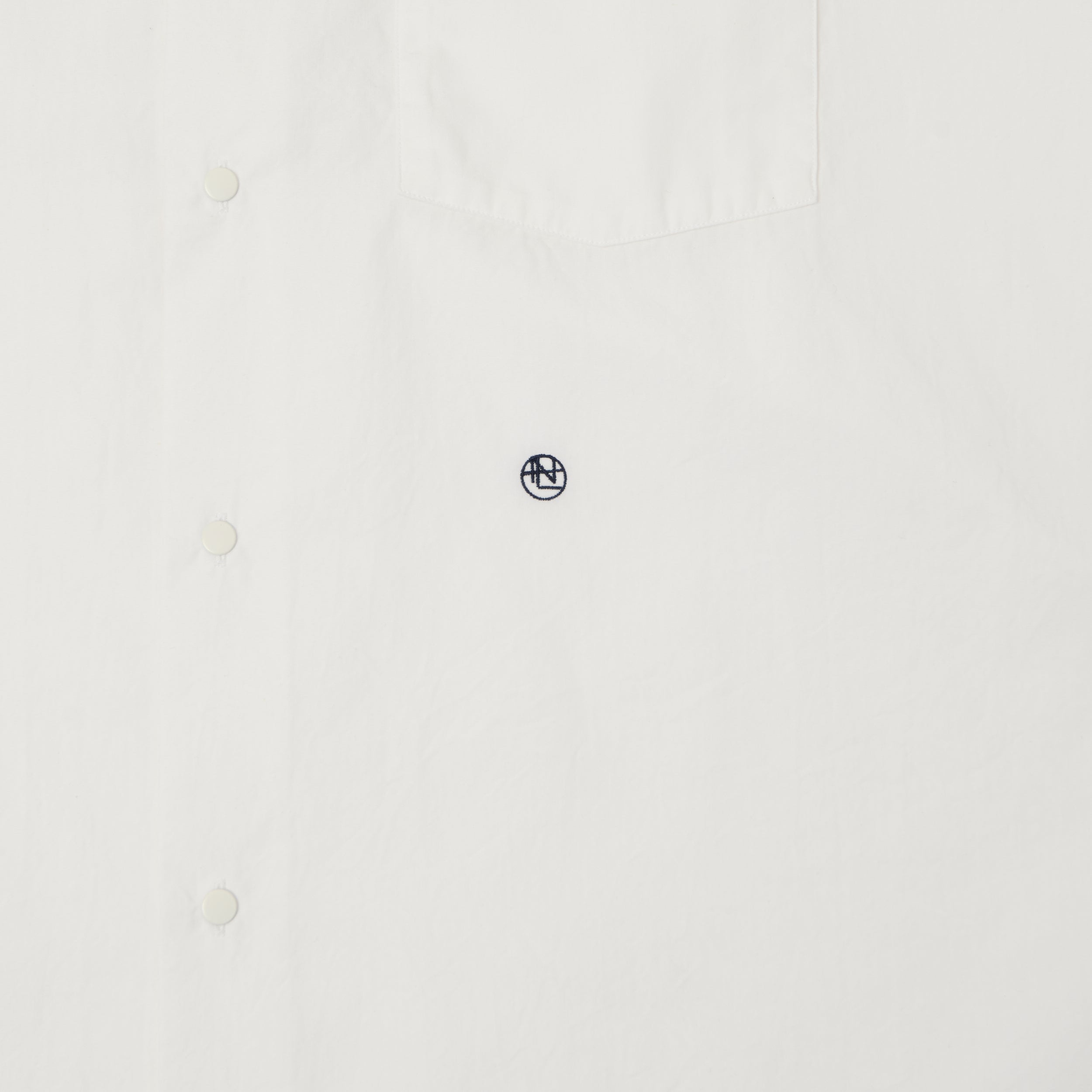 Nanamica Short Sleeve Wind Shirt - Off White