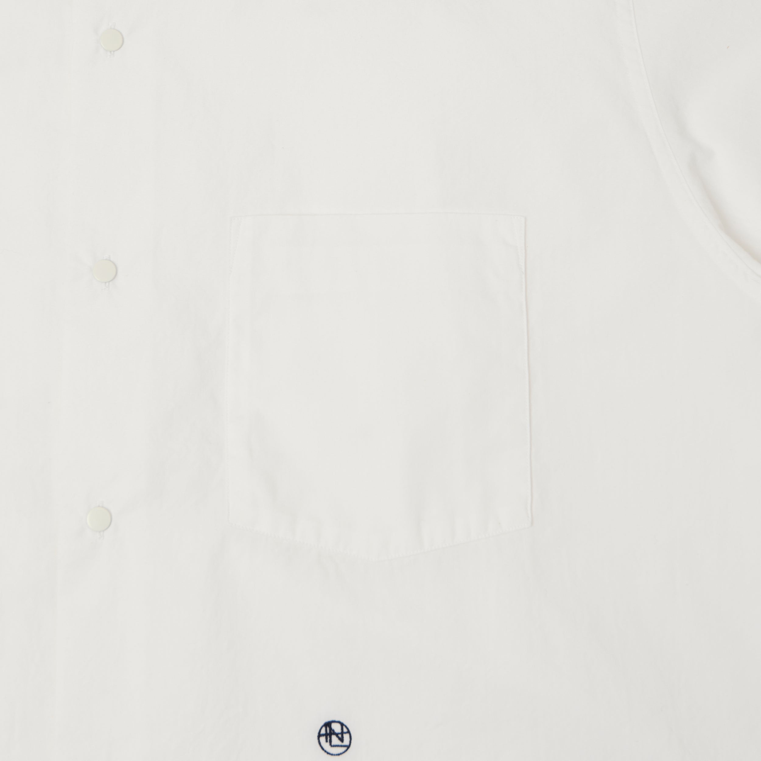 Nanamica Short Sleeve Wind Shirt - Off White