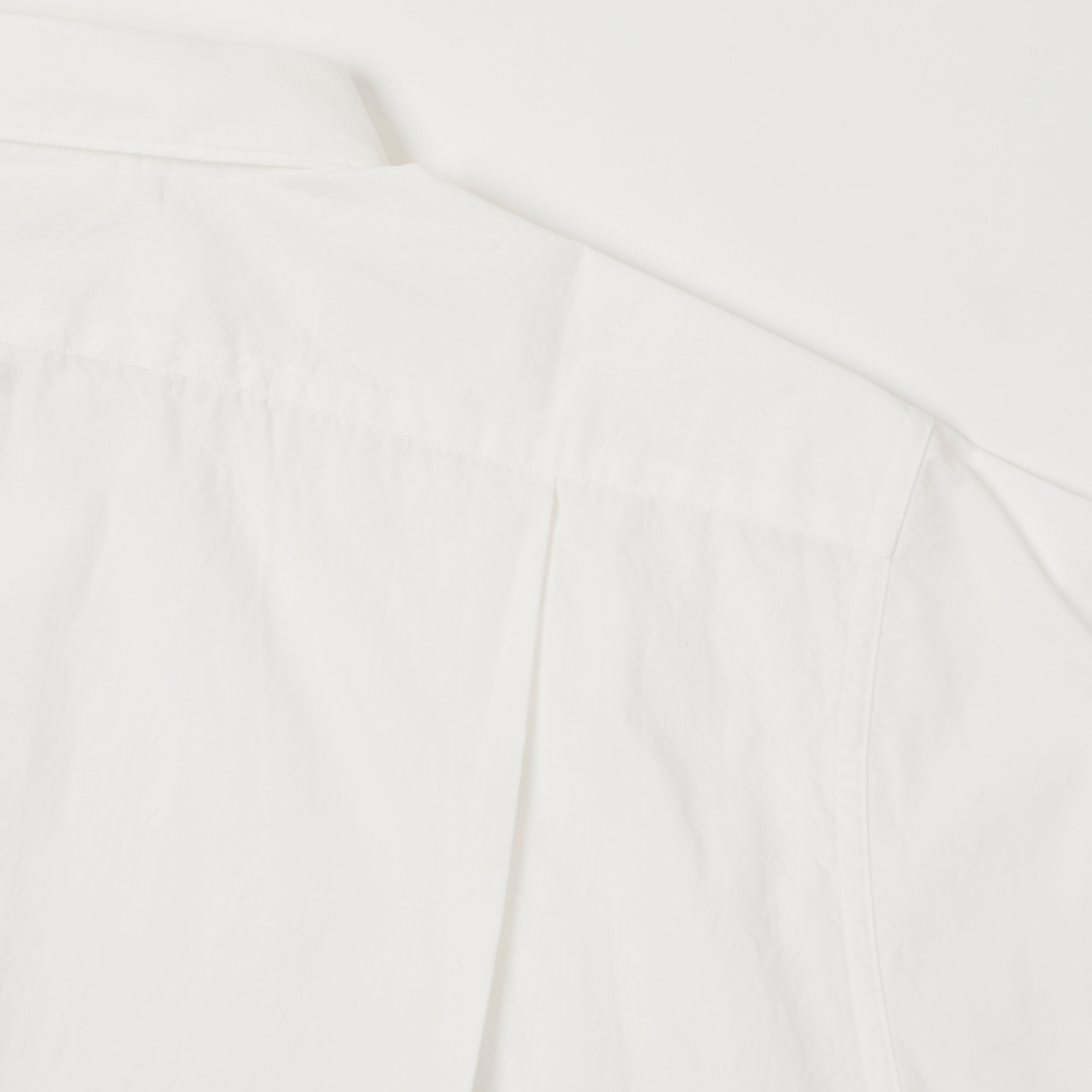 Nanamica Short Sleeve Wind Shirt - Off White
