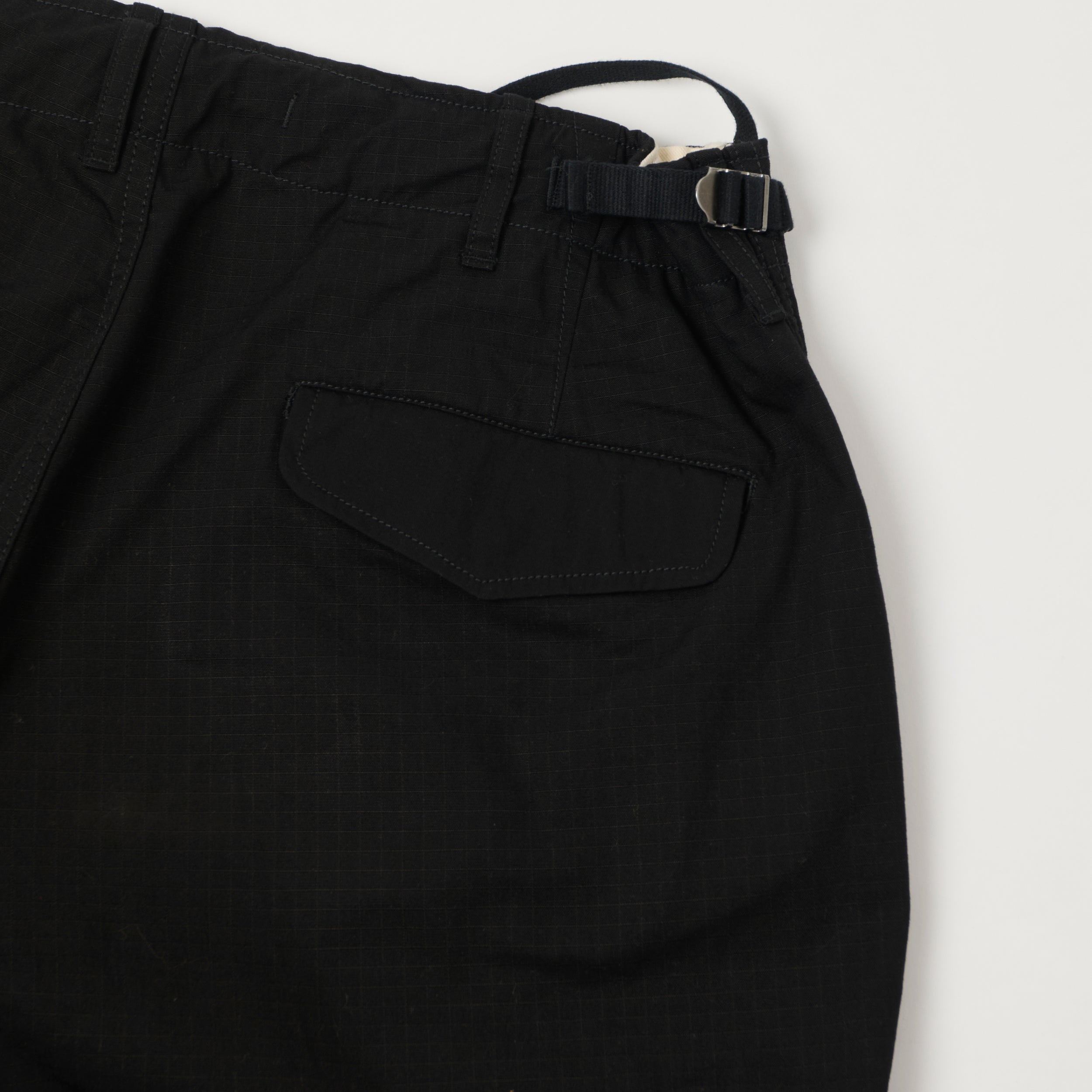 Nanamica Ripstock Cargo Shorts - Black