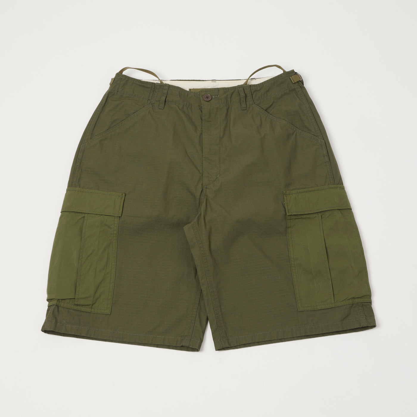 Nanamica Ripstock Cargo Shorts - Olive Drab