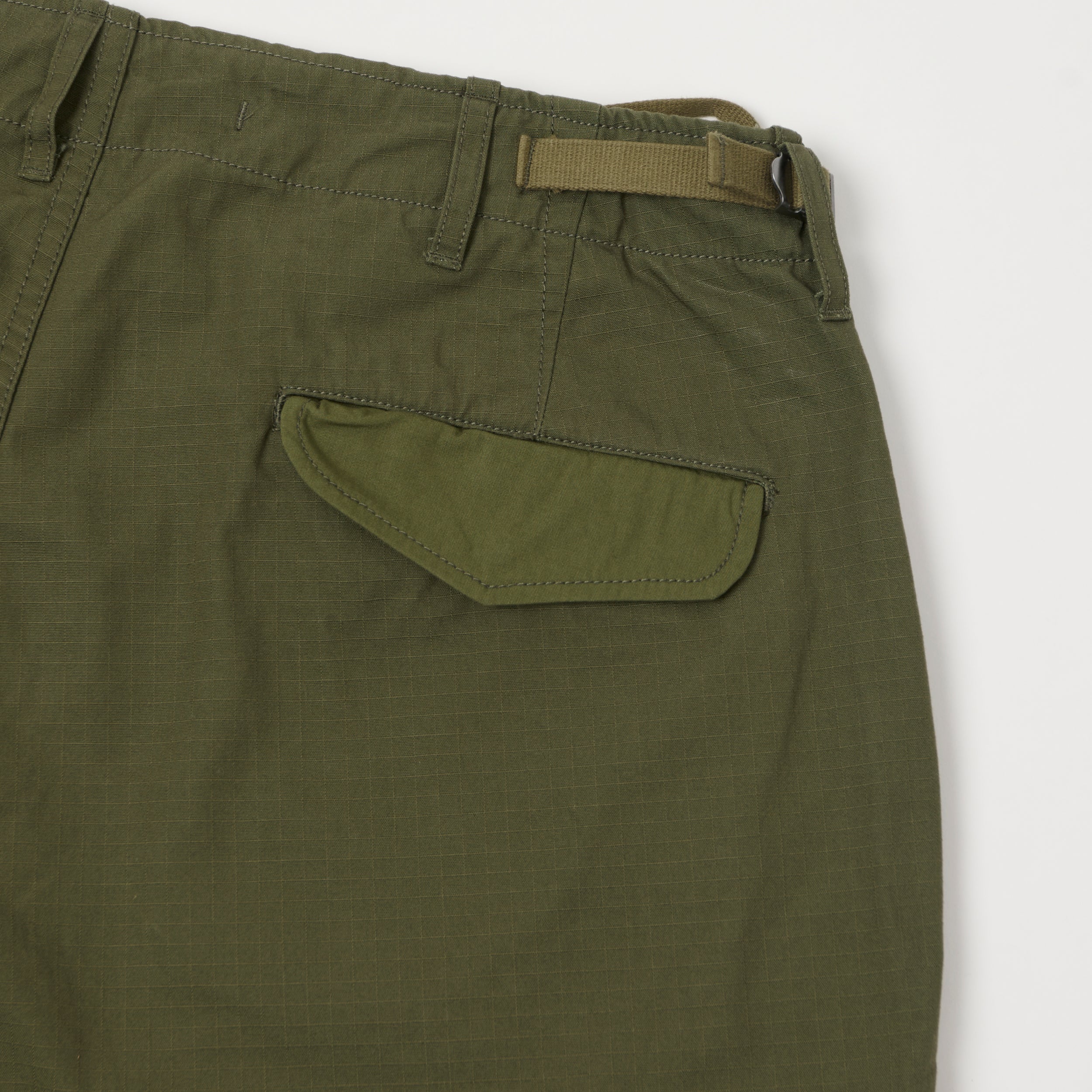 Nanamica Ripstock Cargo Shorts - Olive Drab