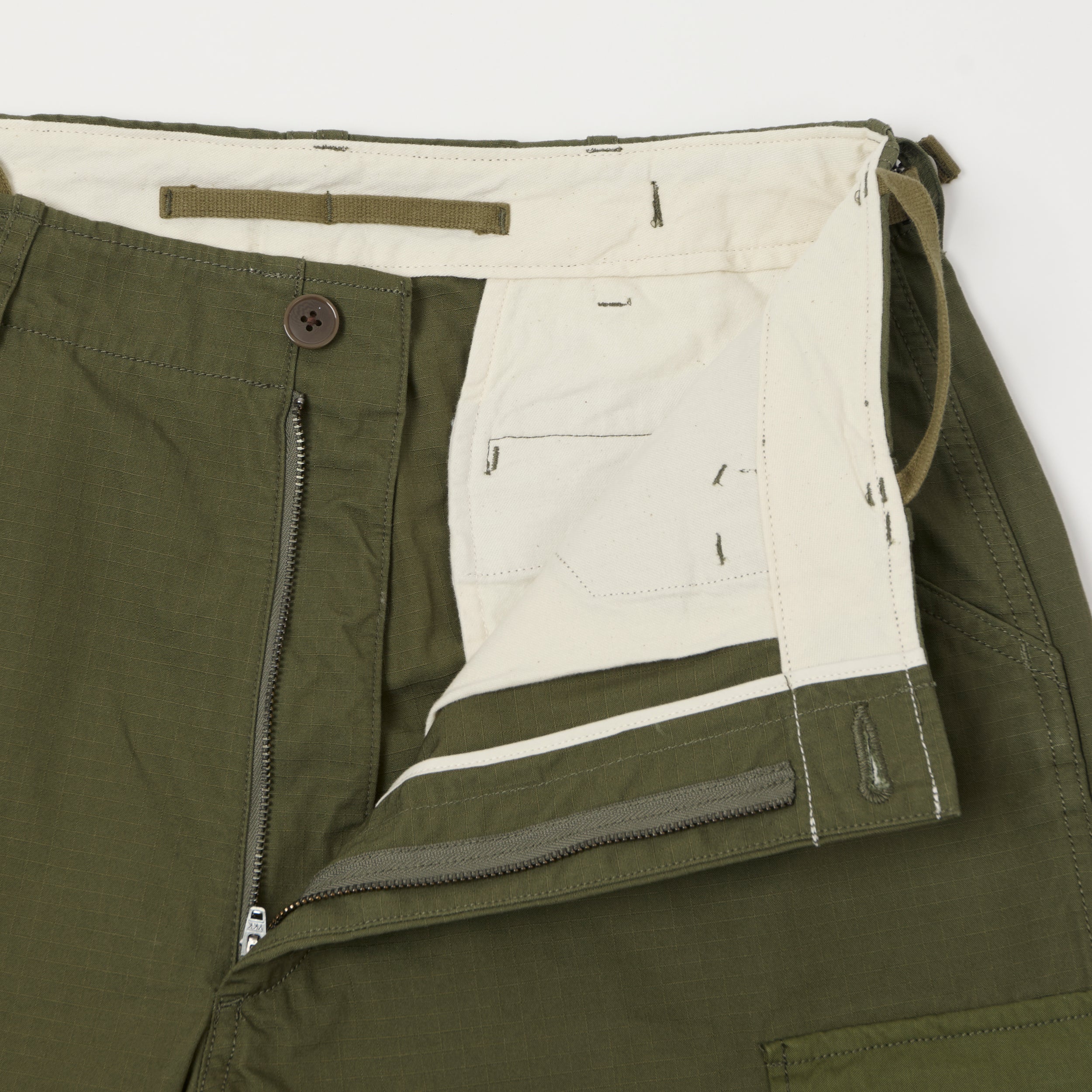Nanamica Ripstock Cargo Shorts - Olive Drab