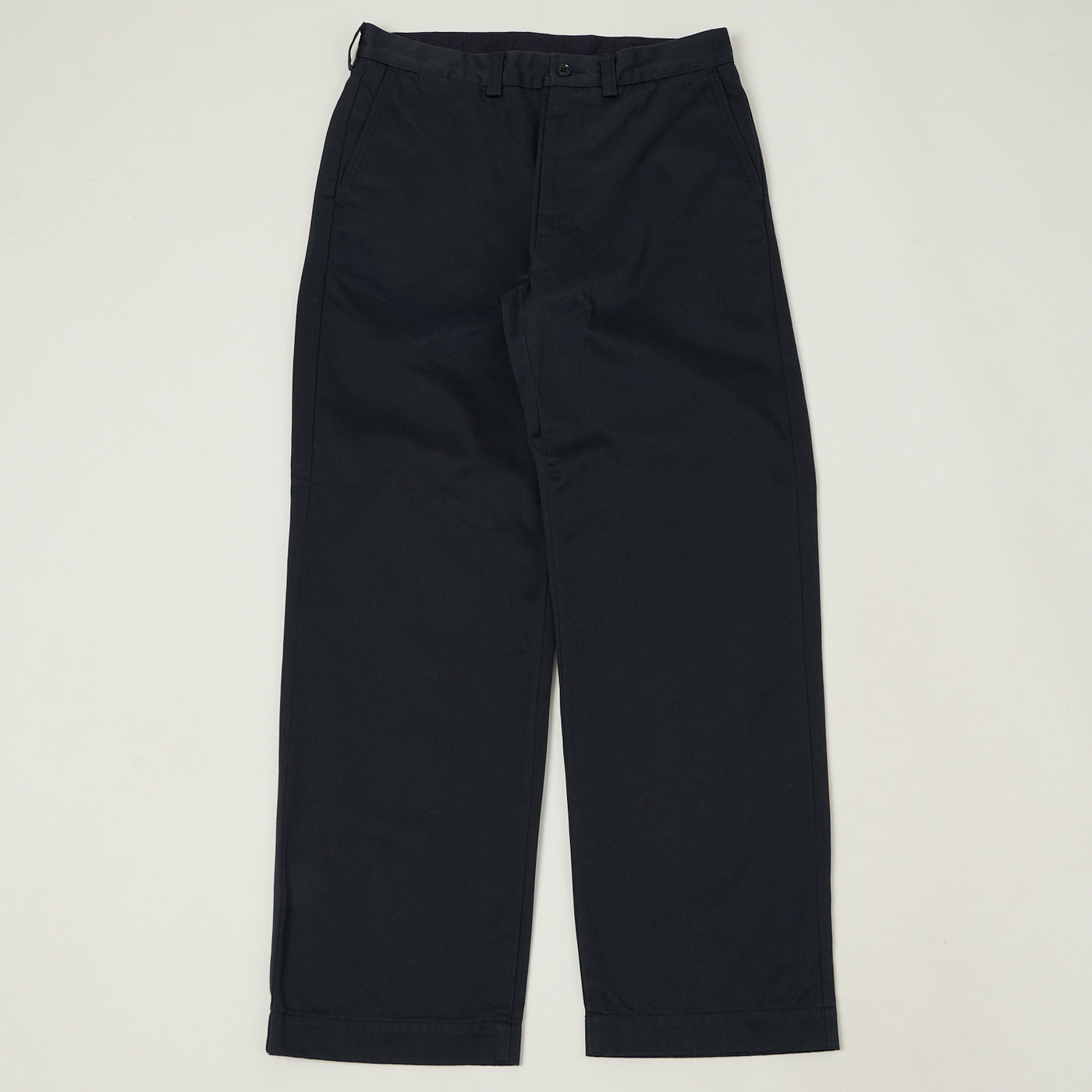 Nanamica Wide Straight Chino Pants - Navy